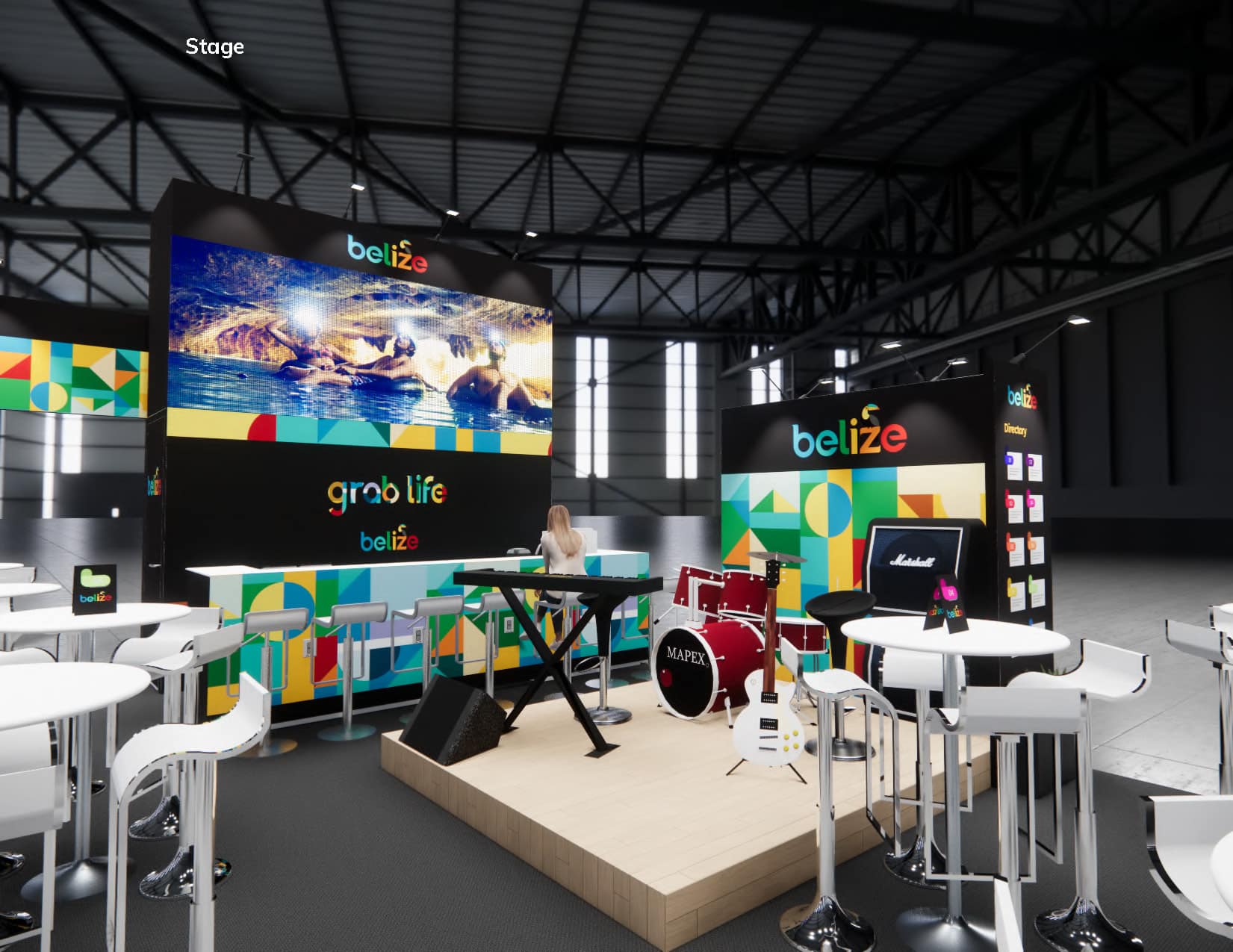 IMEX 20 x 40 trade show booth