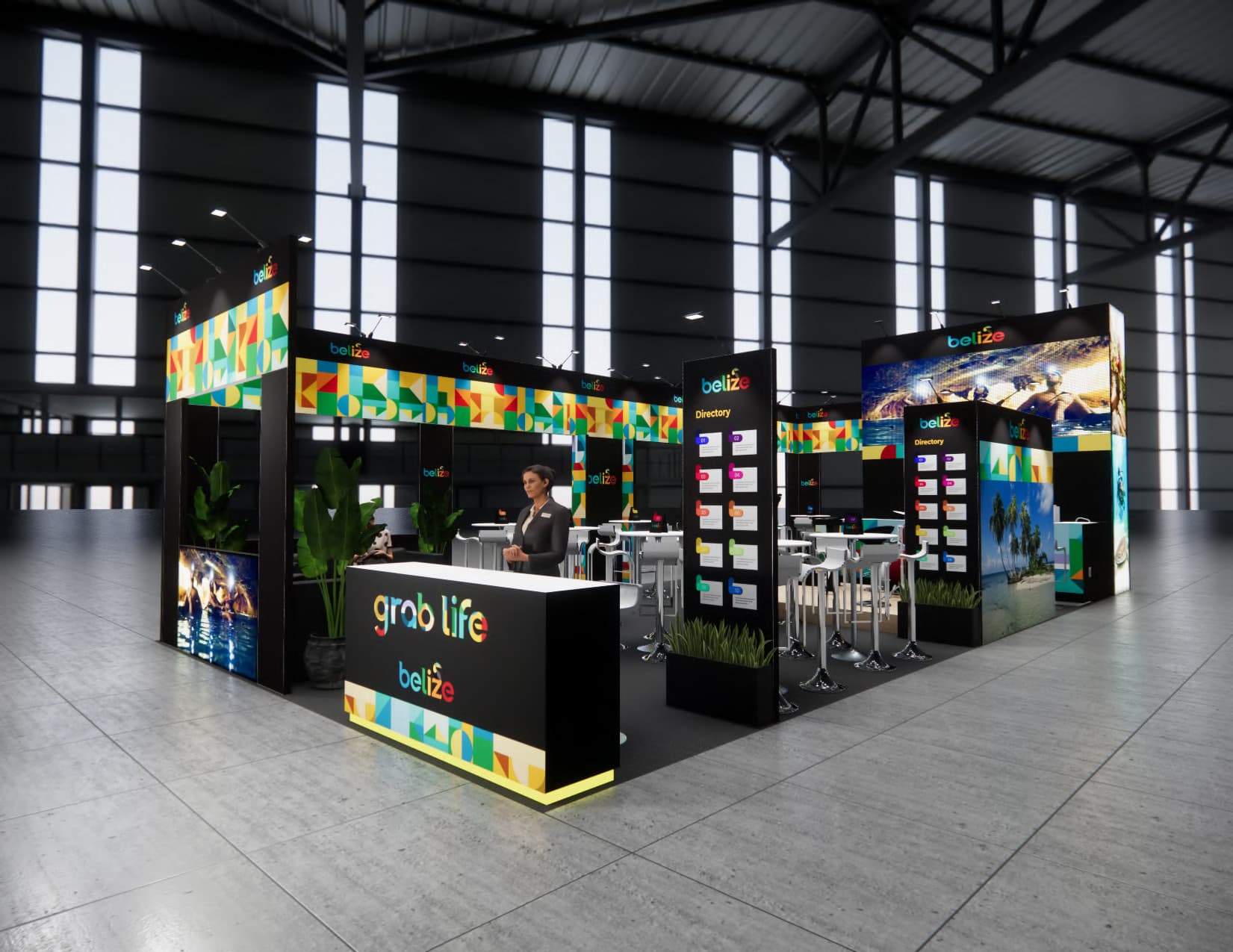 IMEX 20 x 40 trade show booth