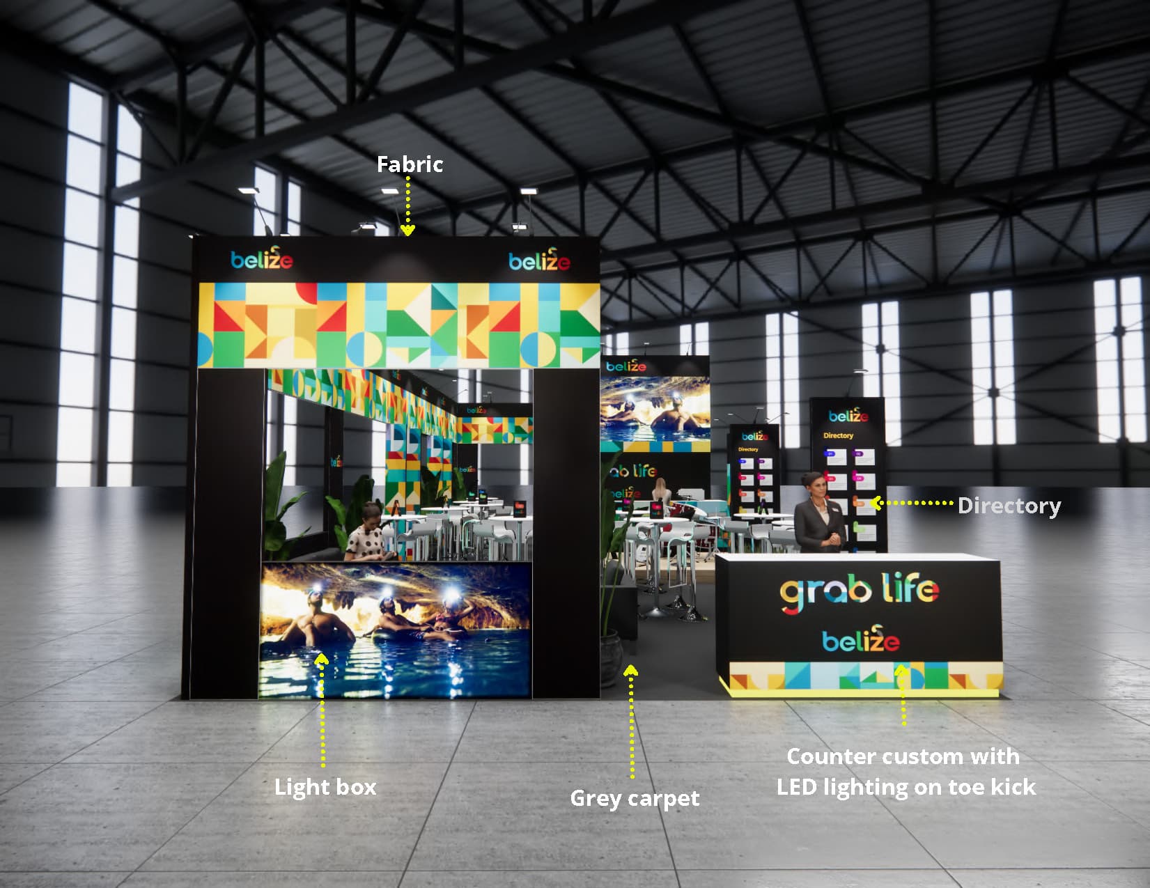 IMEX 20 x 40 trade show booth