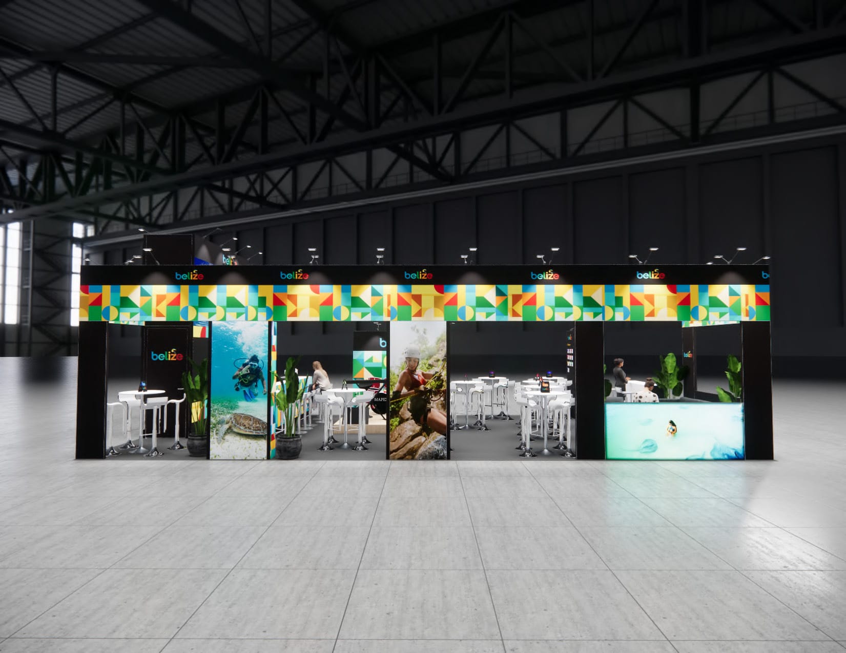 IMEX 20 x 40 trade show booth