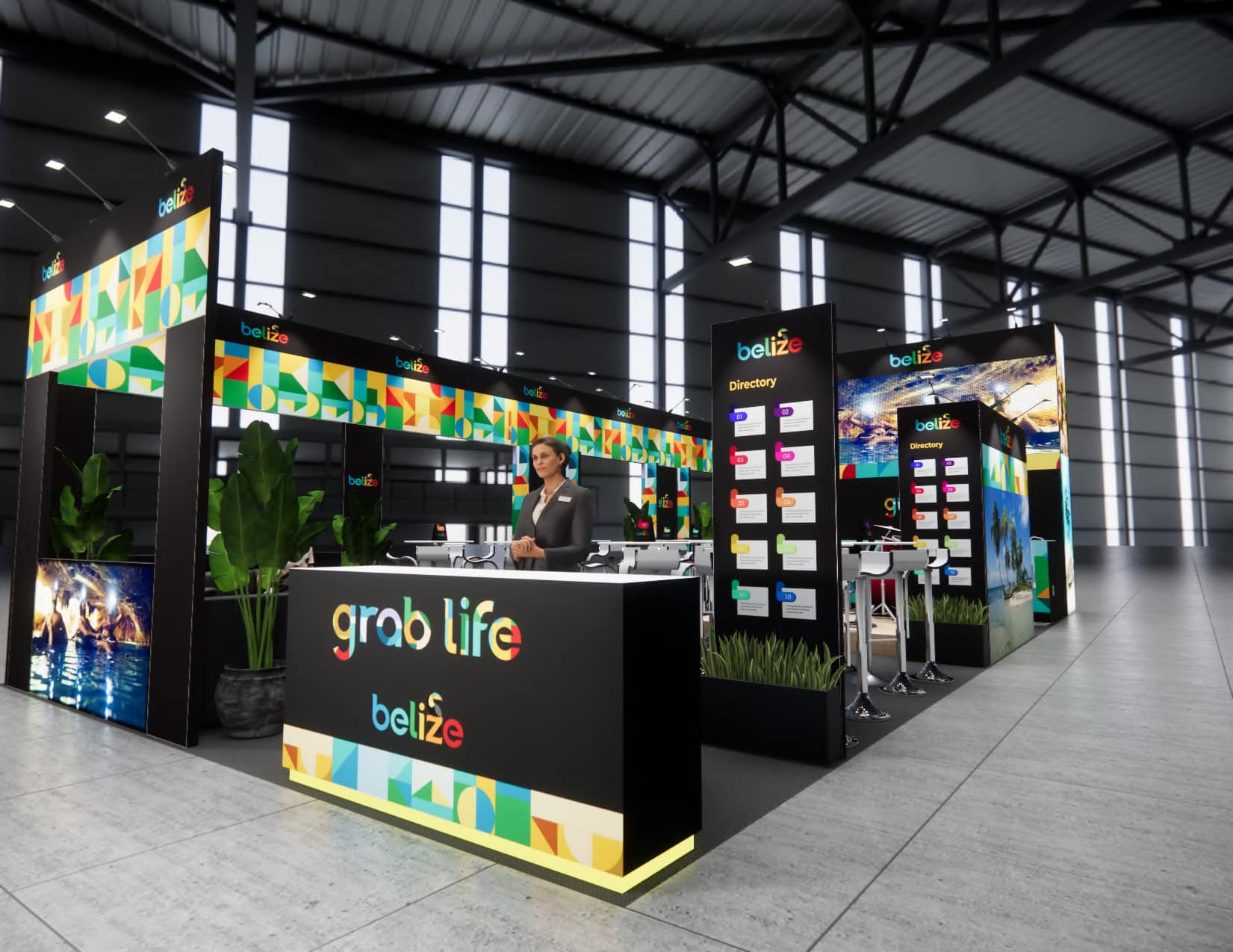 IMEX 20 x 40 trade show booth