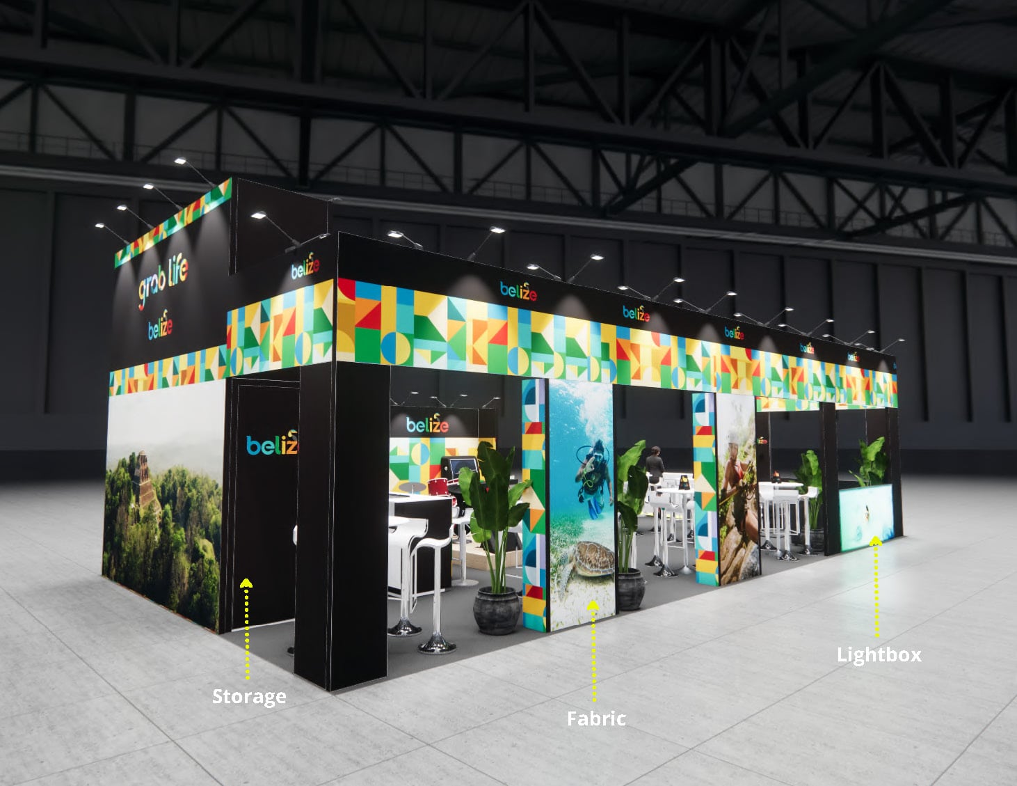 IMEX 20 x 40 trade show booth