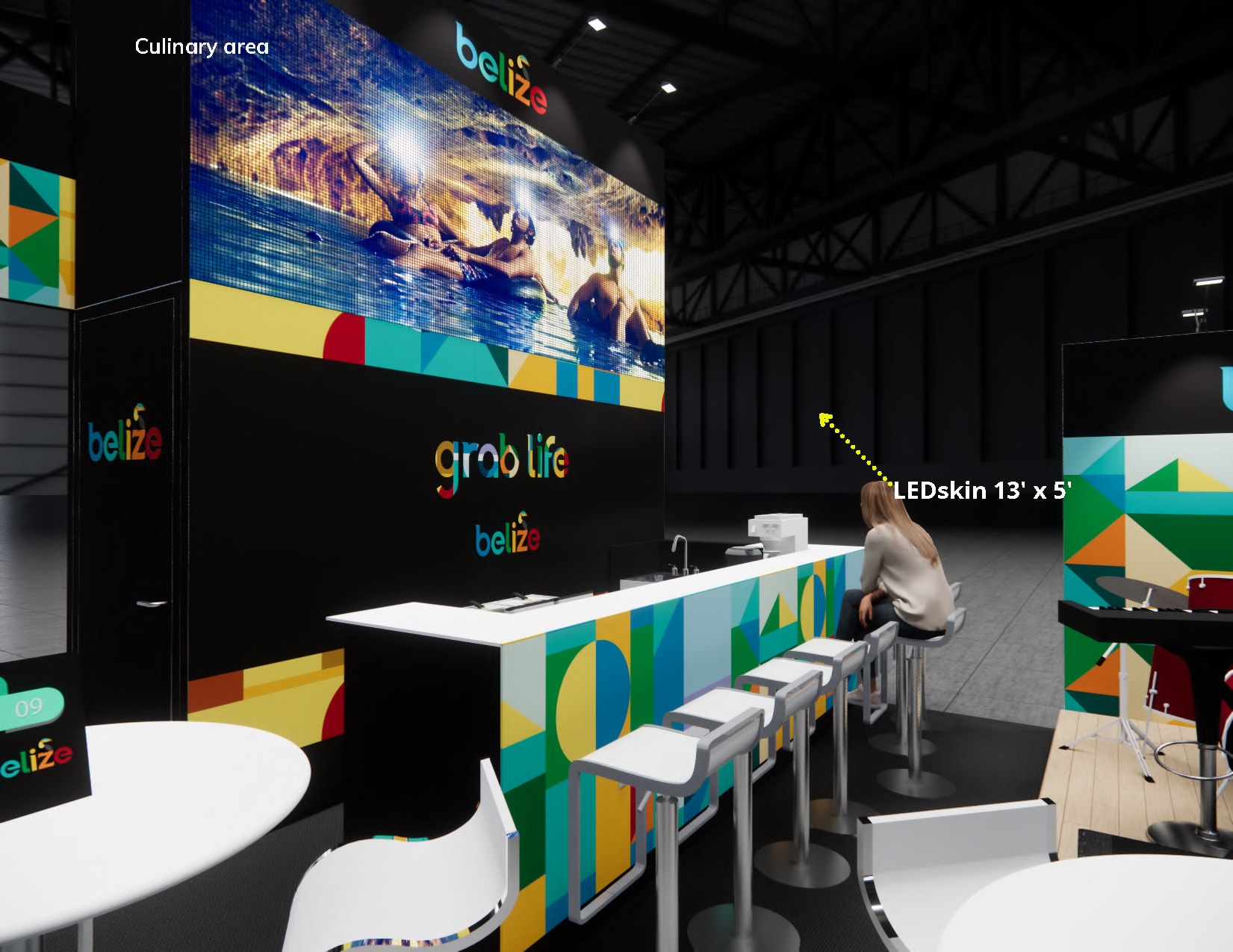 IMEX 20 x 40 trade show booth