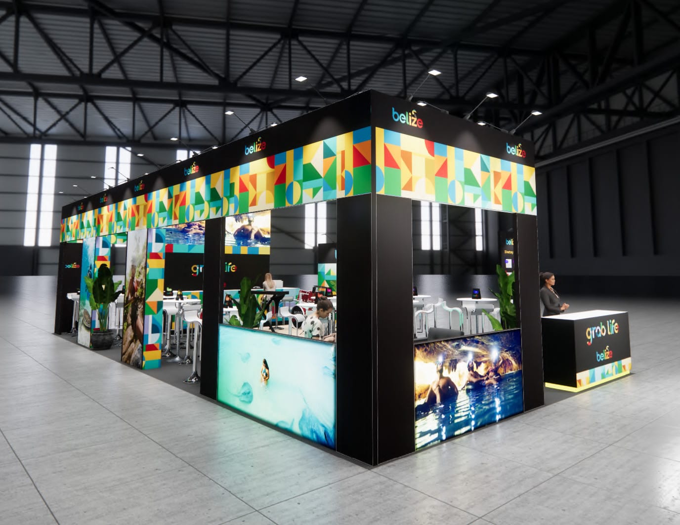 IMEX 20 x 40 trade show booth