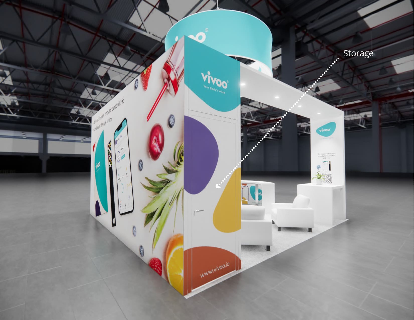 CES Expo trade show stand rental 20 x 20
