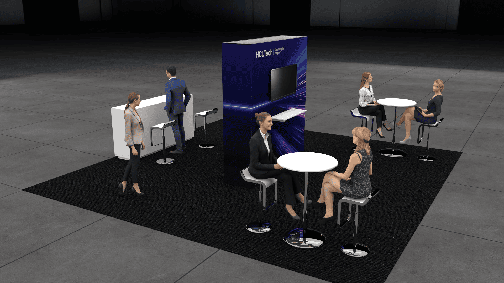 20 x 20 AUSA EXPO trade show booth rental in Washington DC