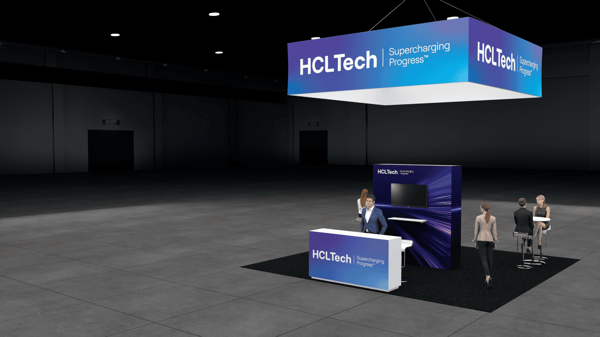 20 x 20 AUSA EXPO trade show booth rental in Washington DC