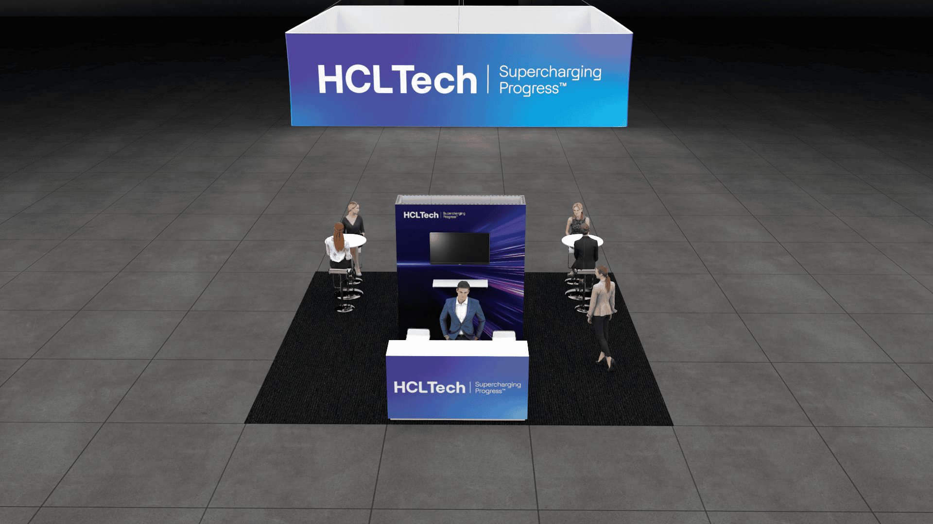 20 x 20 AUSA EXPO trade show booth rental in Washington DC