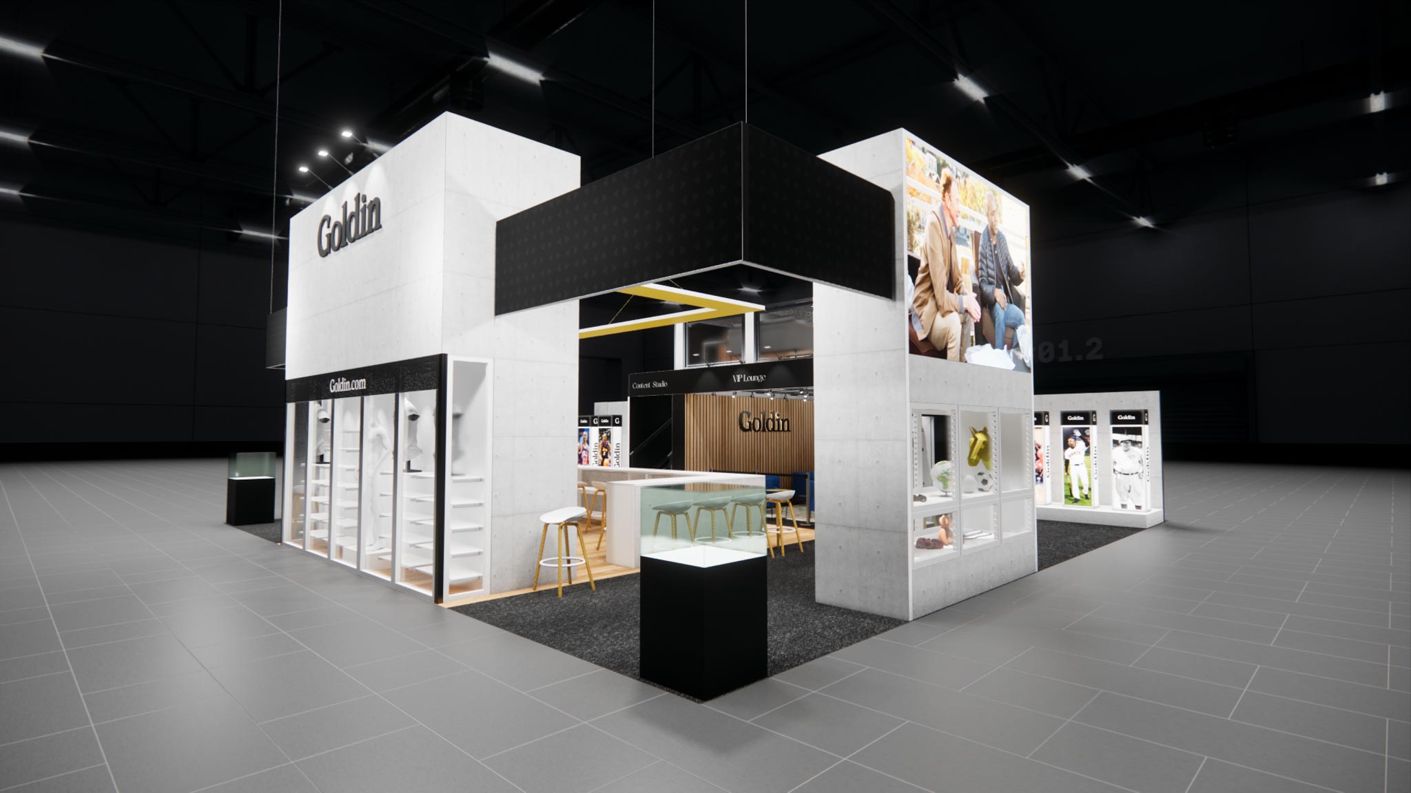 40 x 40 Double Decker Trade Show Exhibit Rental