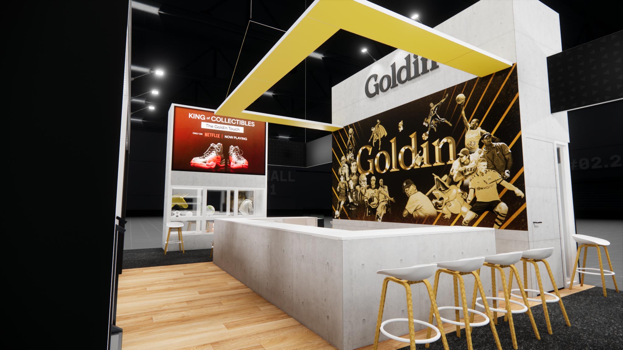 40 x 40 Double Decker Trade Show Exhibit Rental