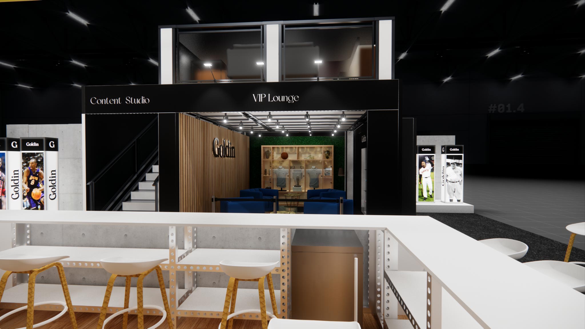 40 x 40 Double Decker Trade Show Exhibit Rental