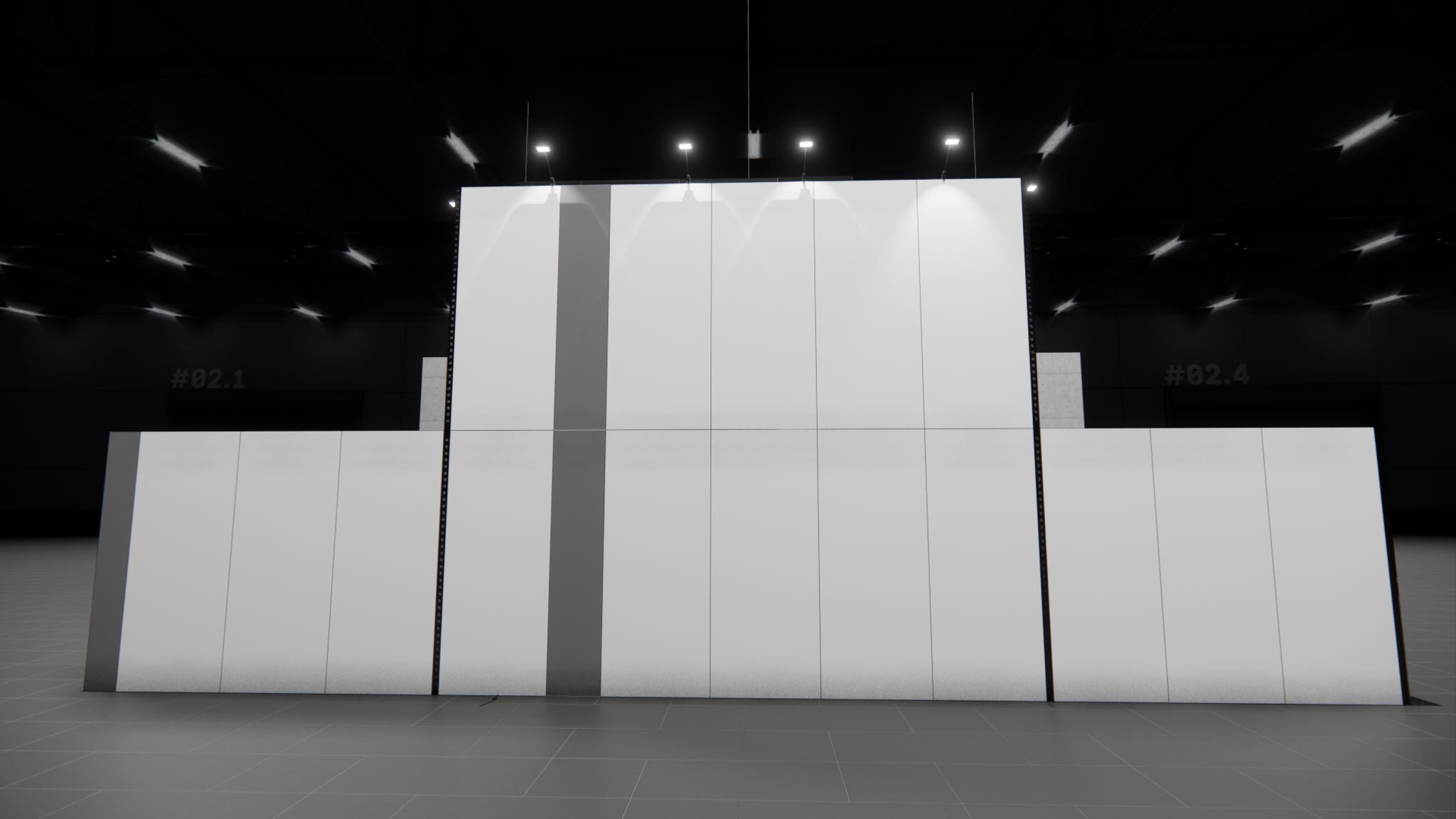 40 x 40 Double Decker Trade Show Exhibit Rental