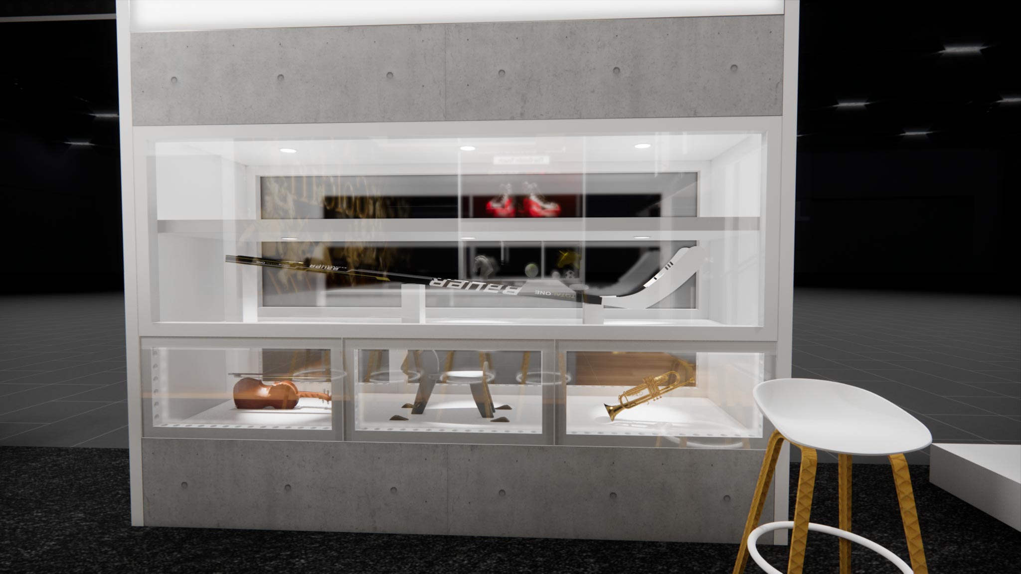 40 x 40 Double Decker Trade Show Exhibit Rental
