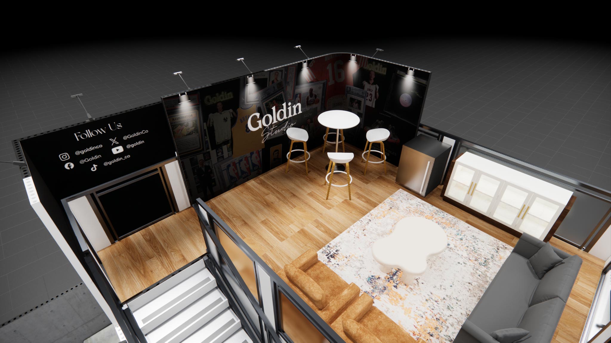 40 x 40 Double Decker Trade Show Exhibit Rental