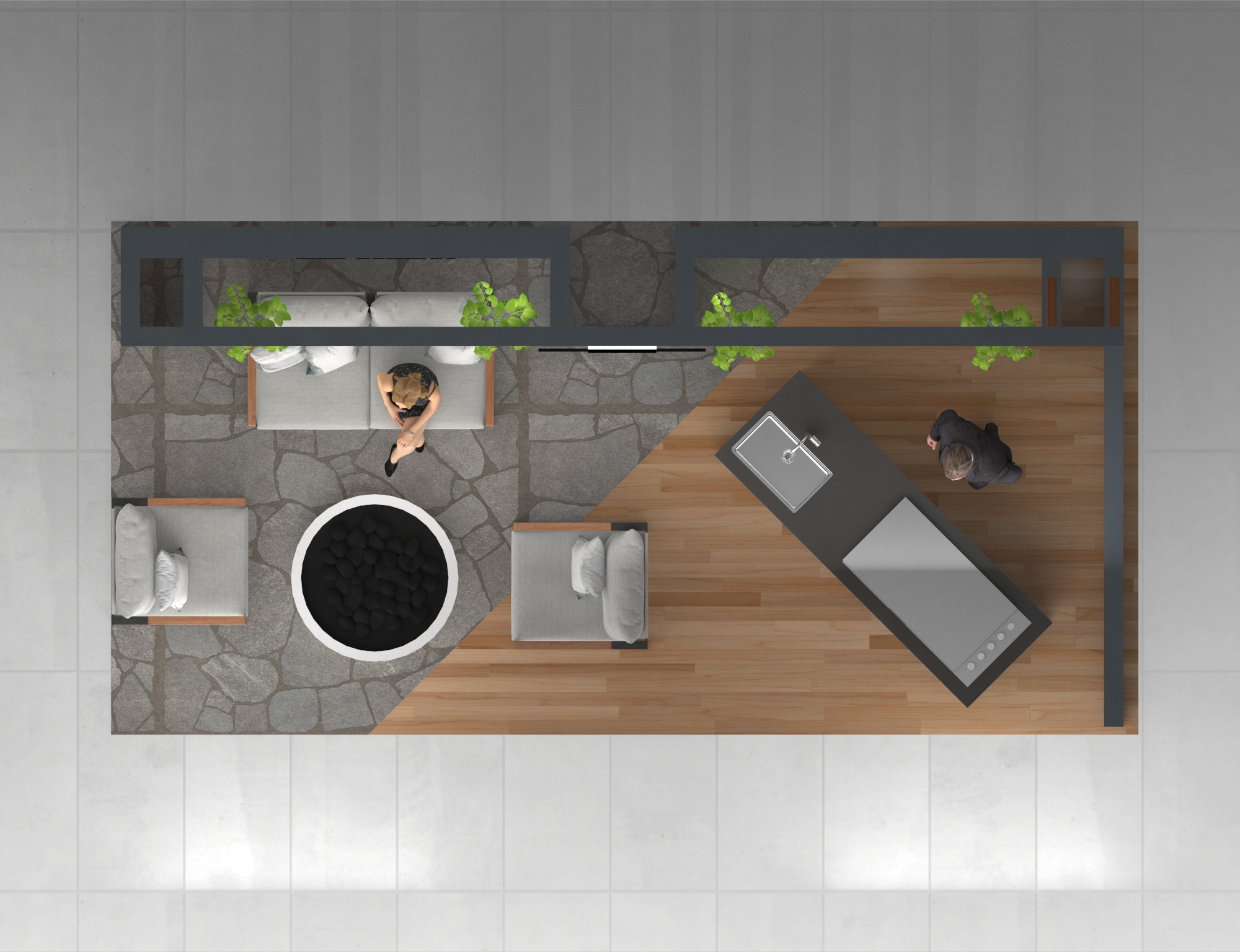 10x20 Expo Booth Rental – Modern Outdoor Living Exhibit