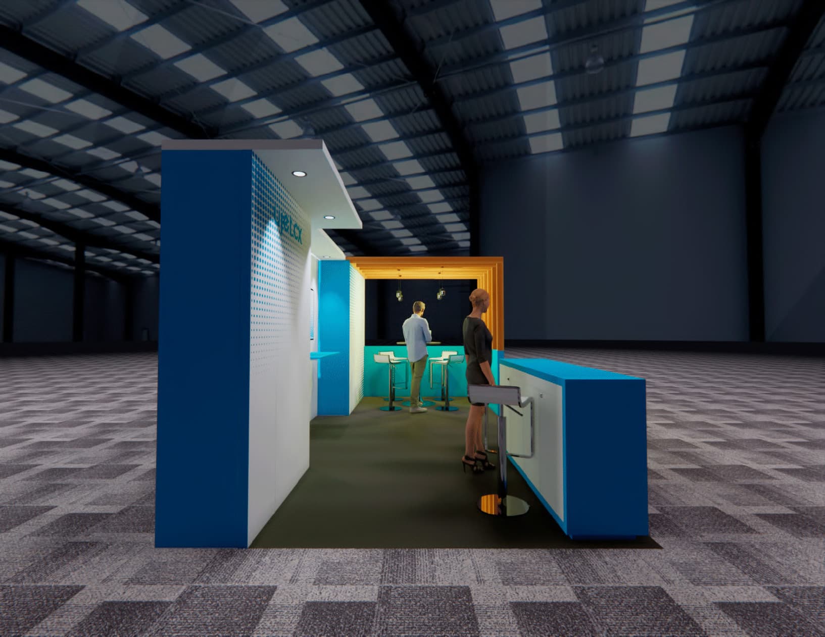 Aim Expo trade show booth - 10x20 Custom Modular