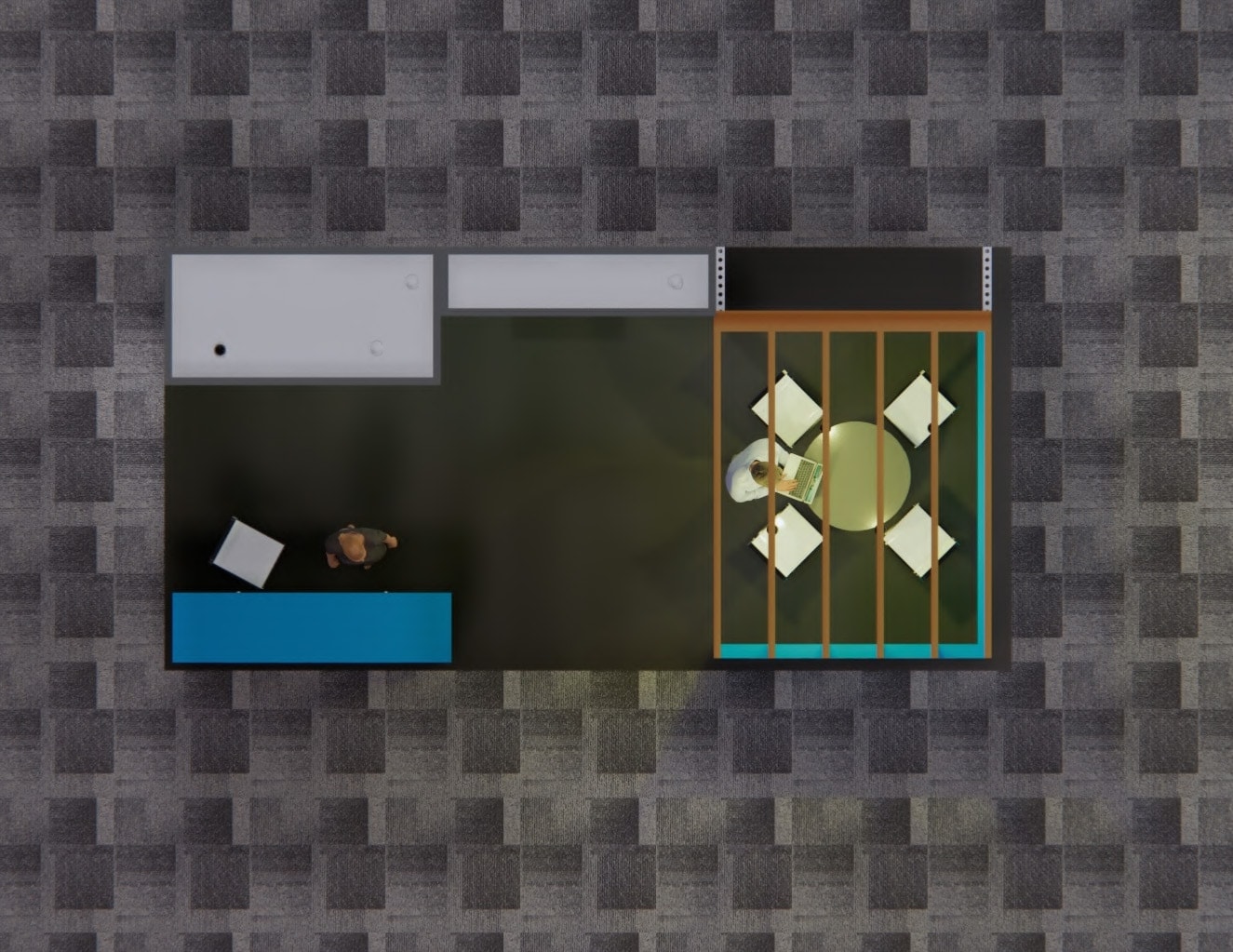 Aim Expo trade show booth - 10x20 Custom Modular