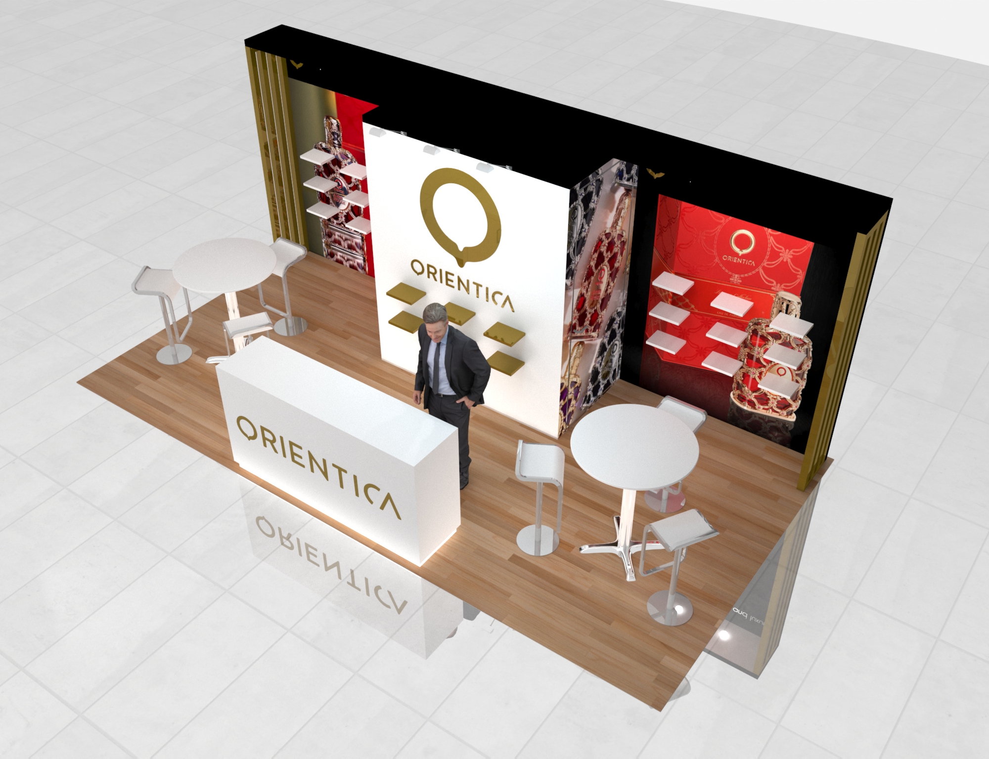 10x20 Trade Show Booth Stand Display Rental