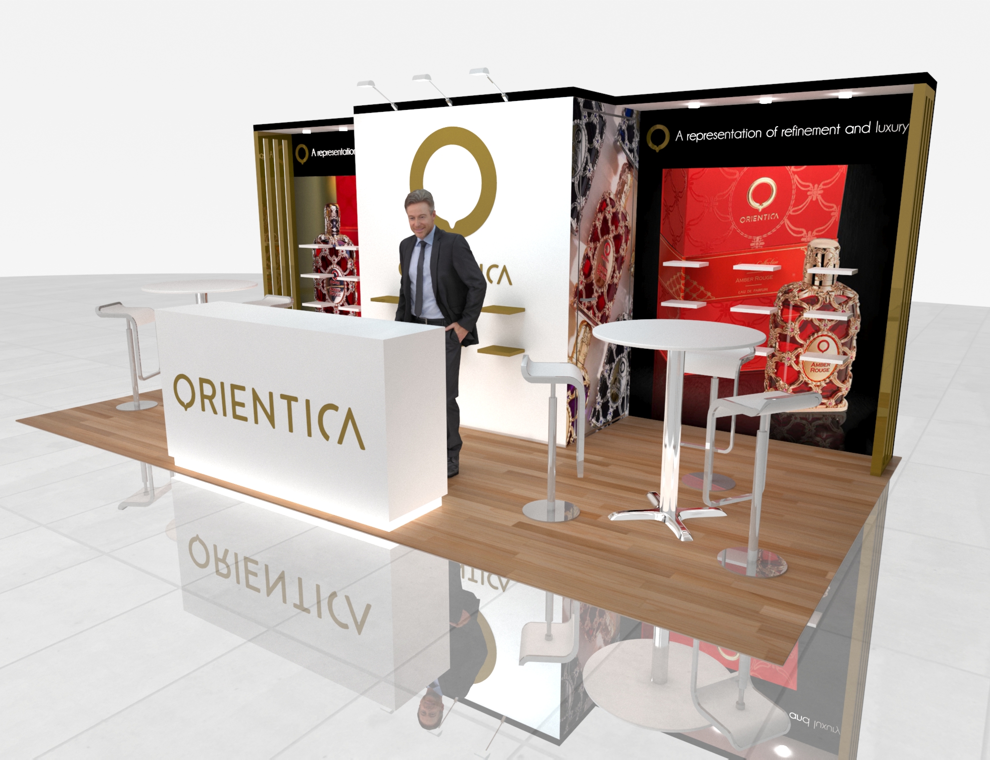 10x20 Trade Show Booth Stand Display Rental