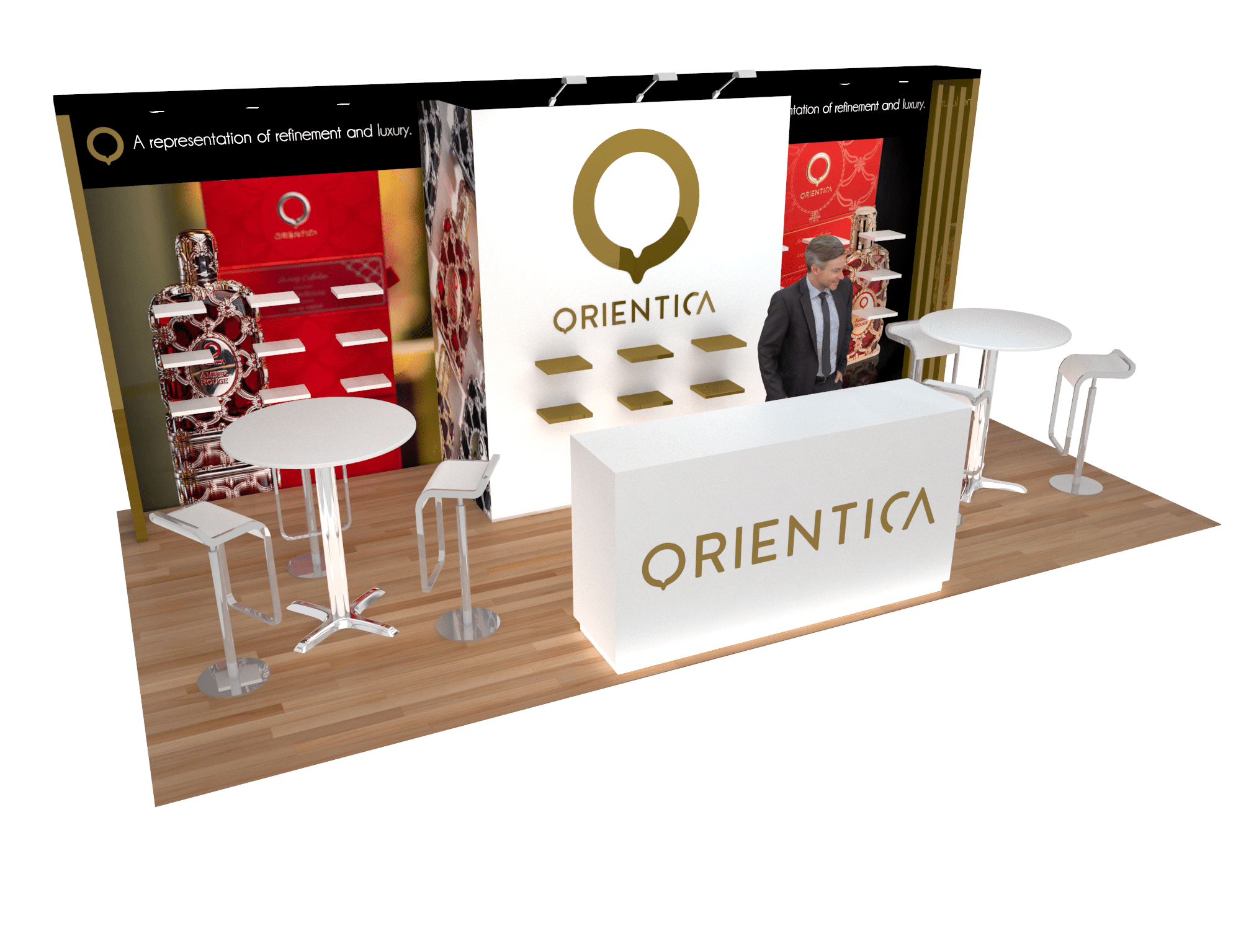 10x20 Trade Show Booth Stand Display Rental