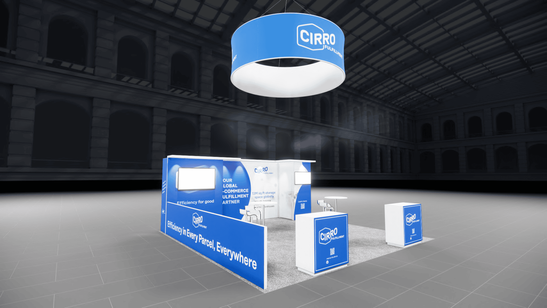 The premiere 20 x 20 exhibit rental for black hat expo 2024