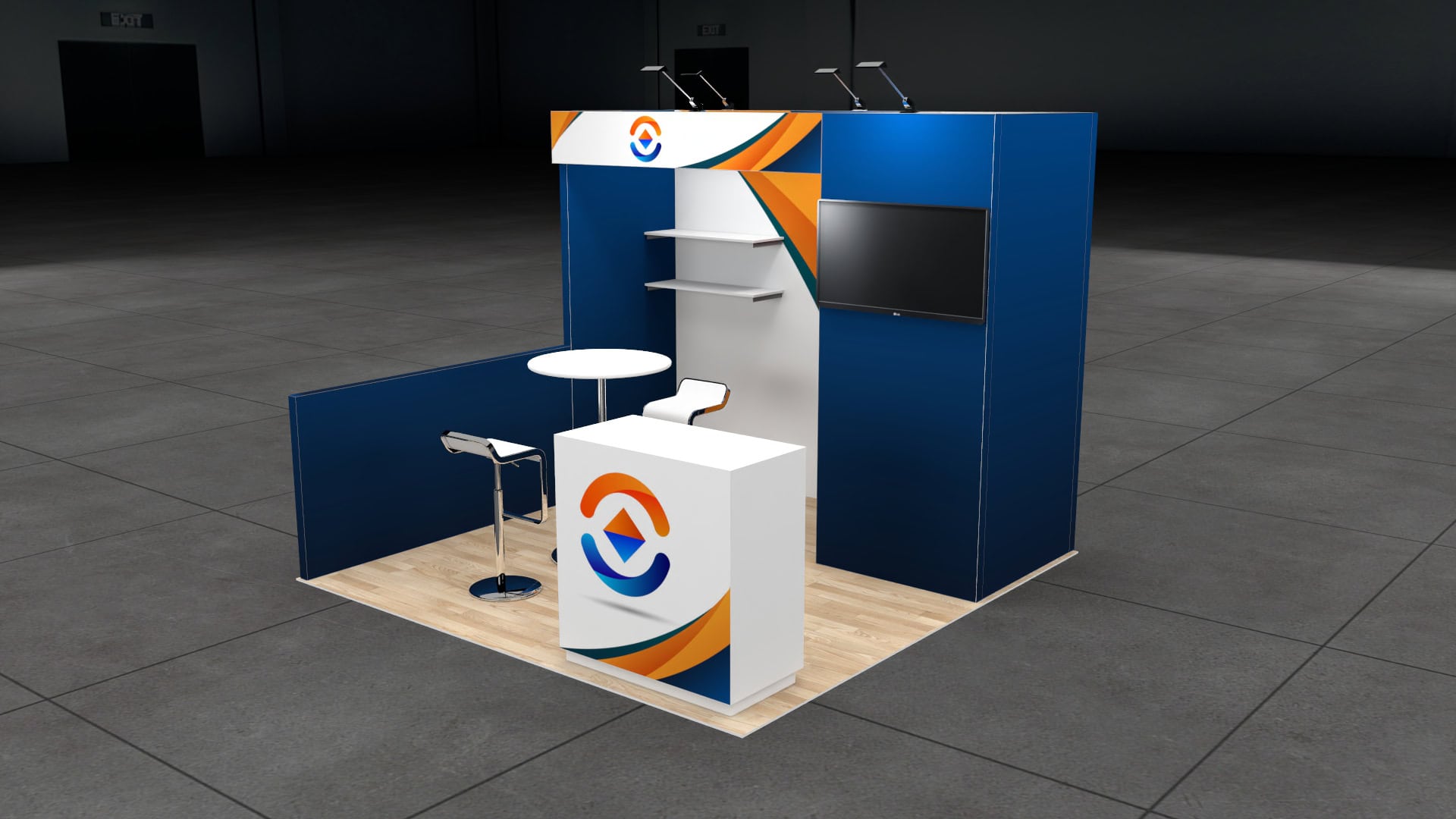 10x10 Trade Show Exhibit Rentals