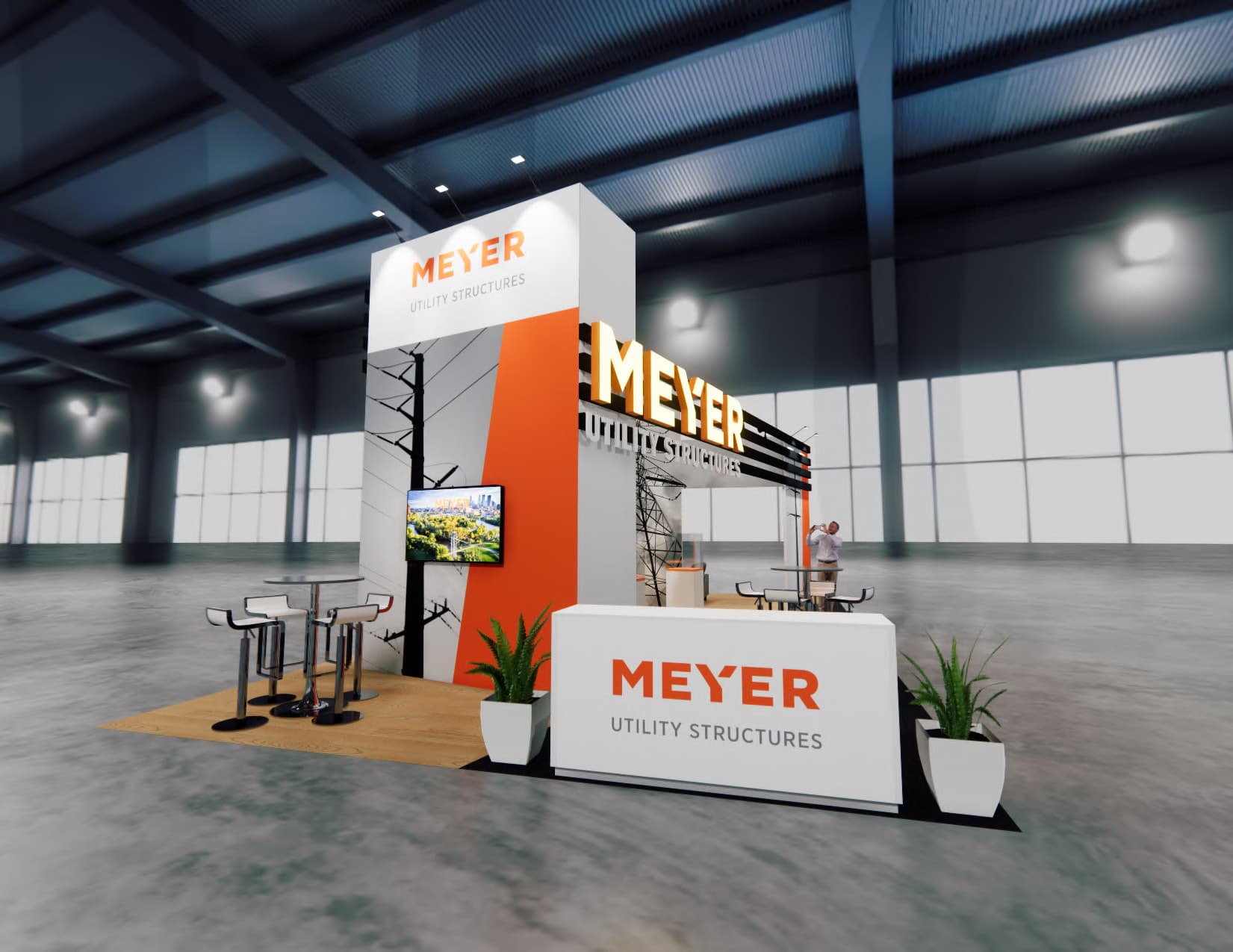 CEDIA trade show booth rental 20 x 40
