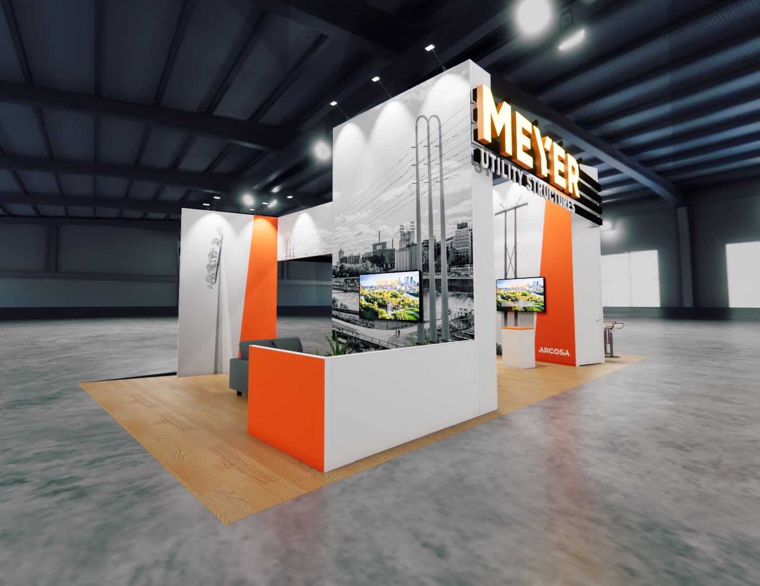CEDIA trade show booth rental 20 x 40