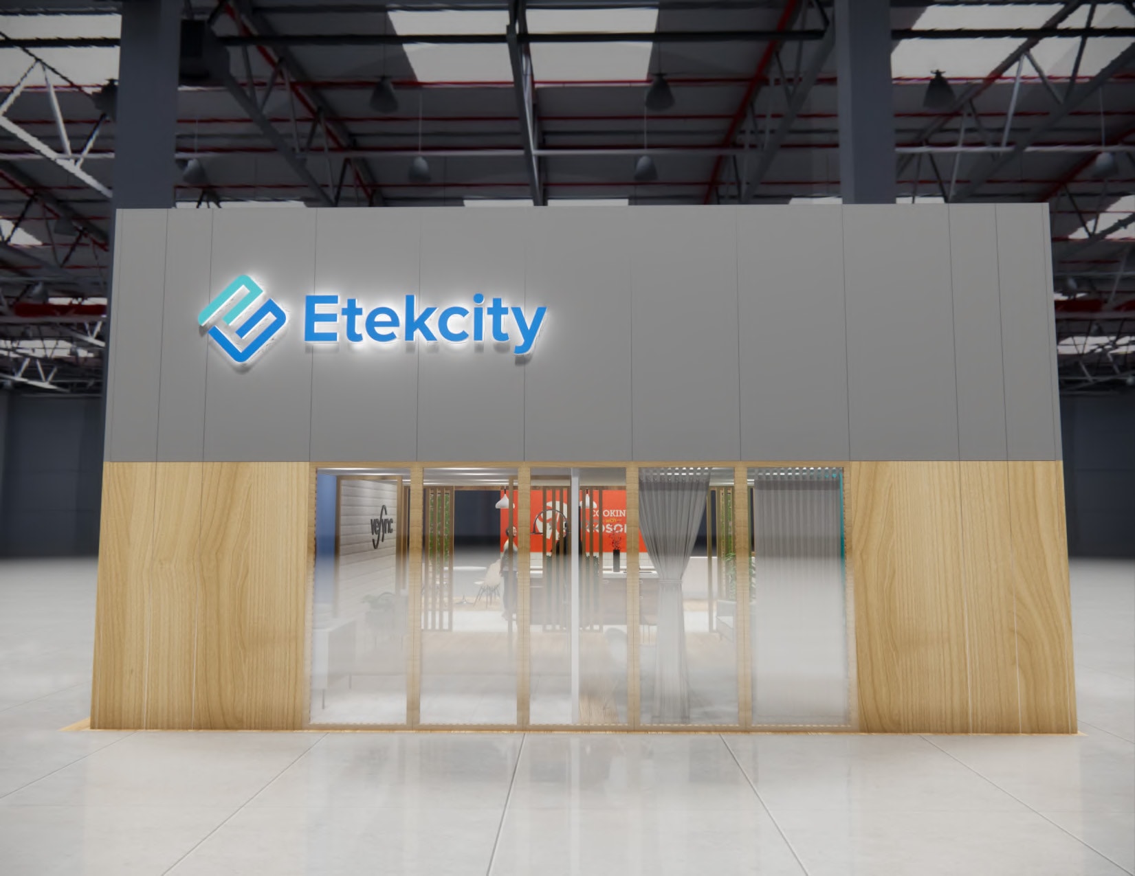 ISSA Las Vegas trade show display rental 20 x 20
