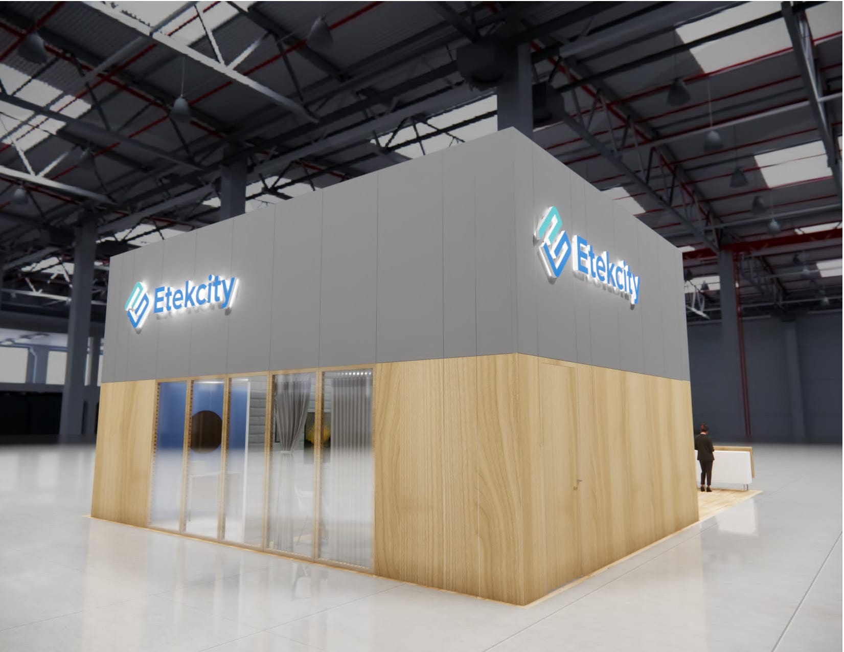 ISSA Las Vegas trade show display rental 20 x 20