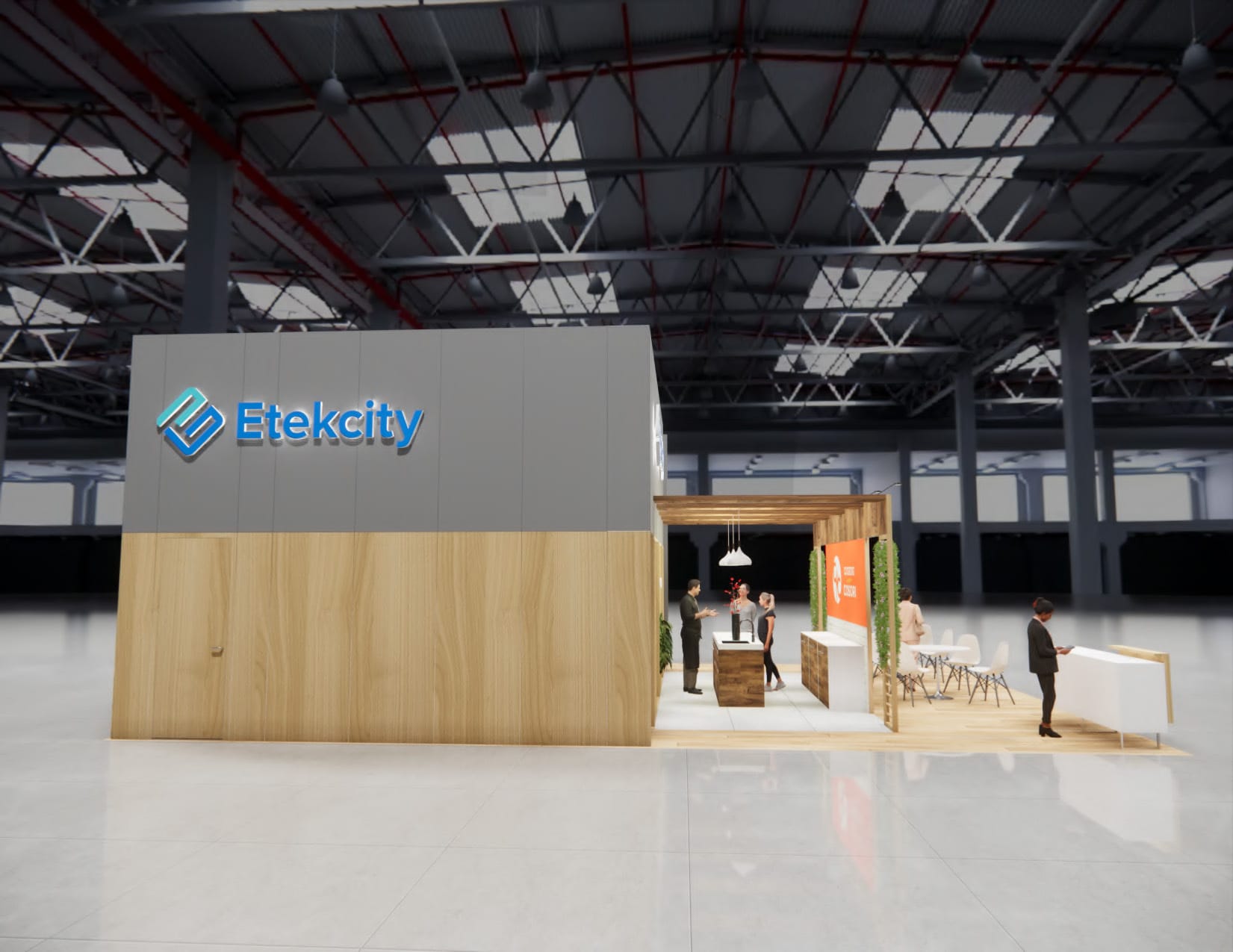 ISSA Las Vegas trade show display rental 20 x 20