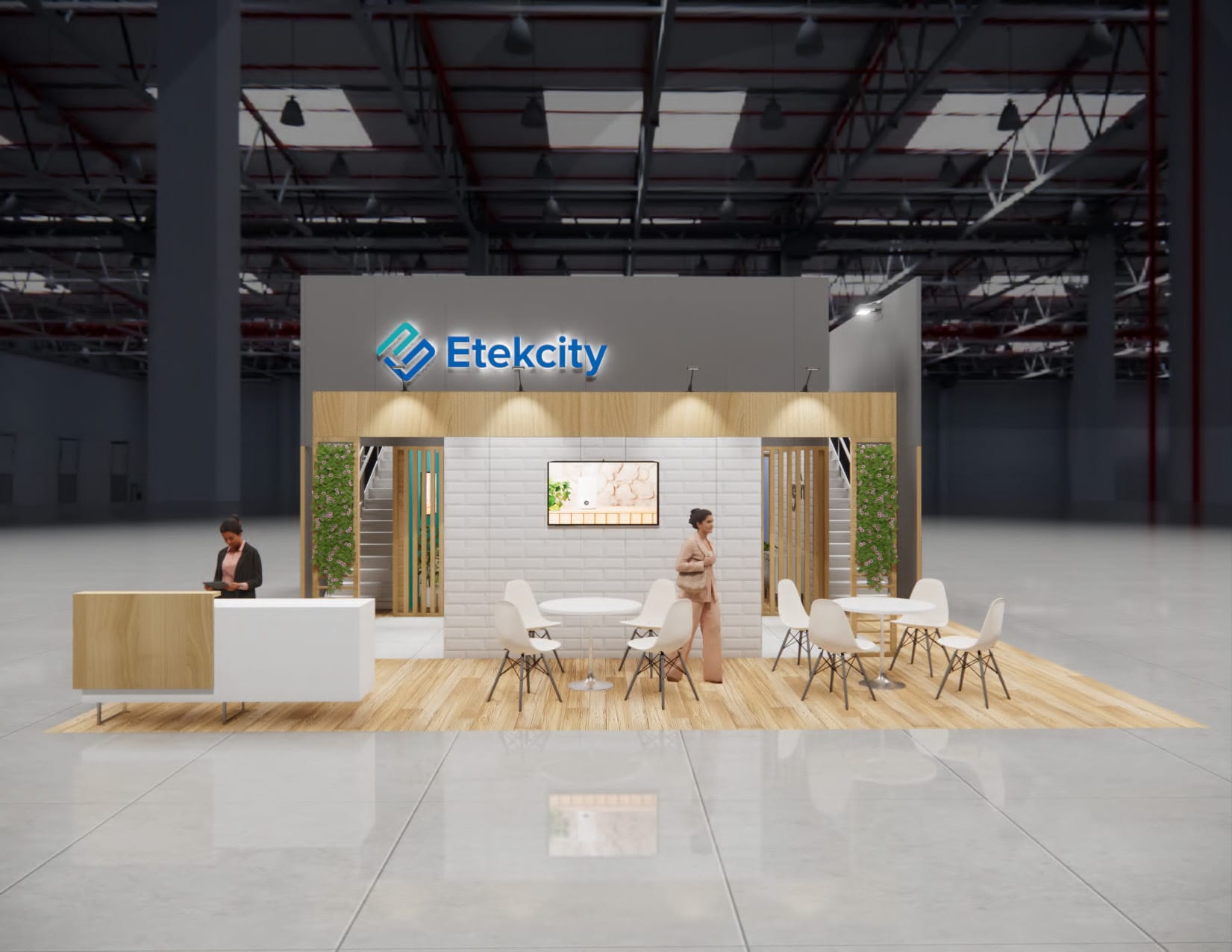 ISSA Las Vegas trade show display rental 20 x 20