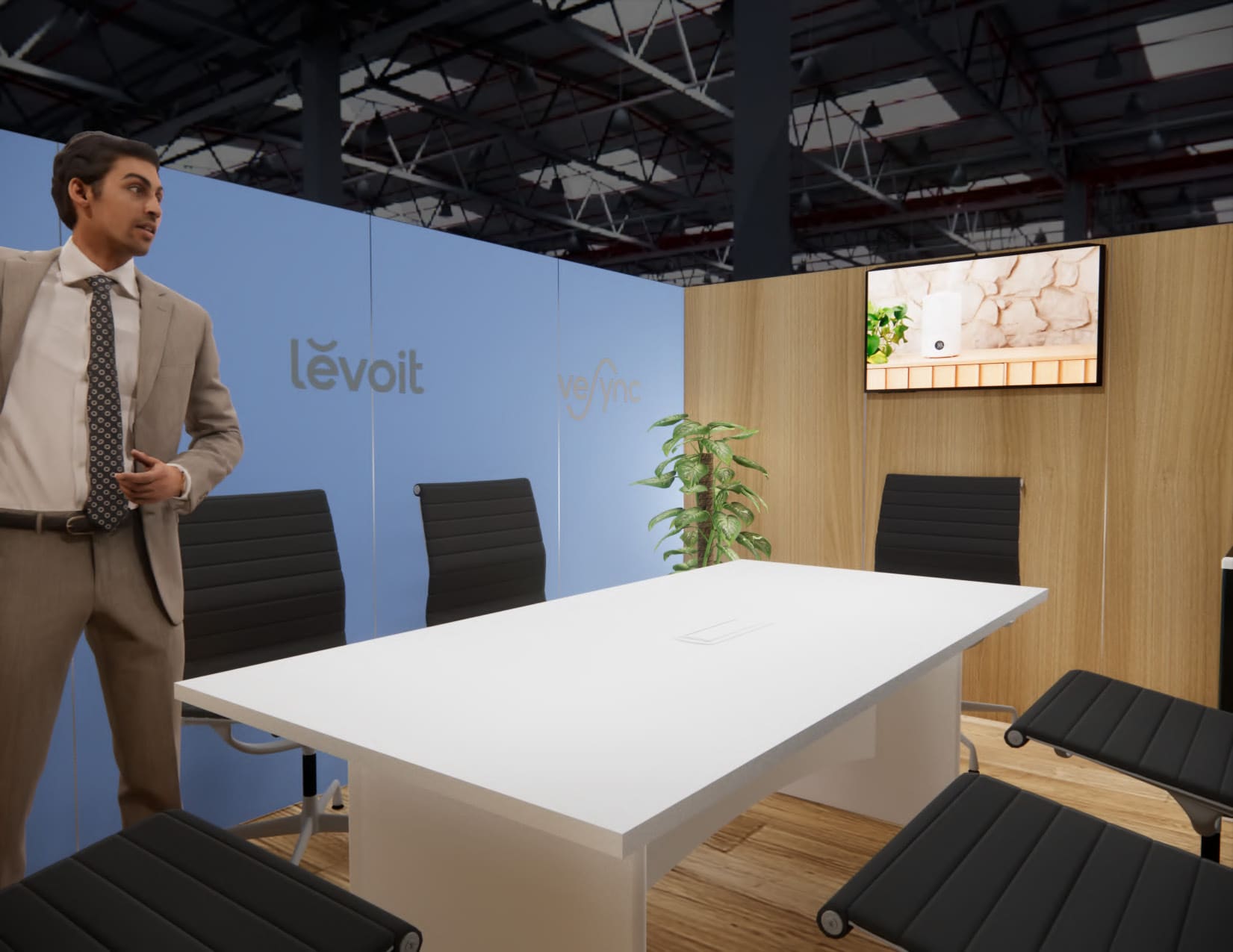 ISSA Las Vegas trade show display rental 20 x 20
