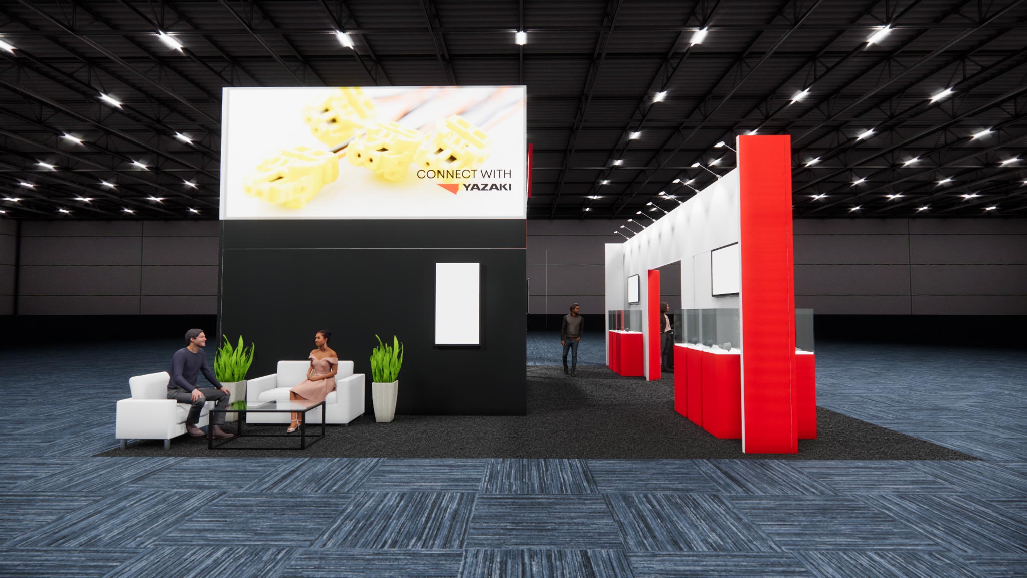 30 x 30 Double Deck Trade Show Exhibit Rental