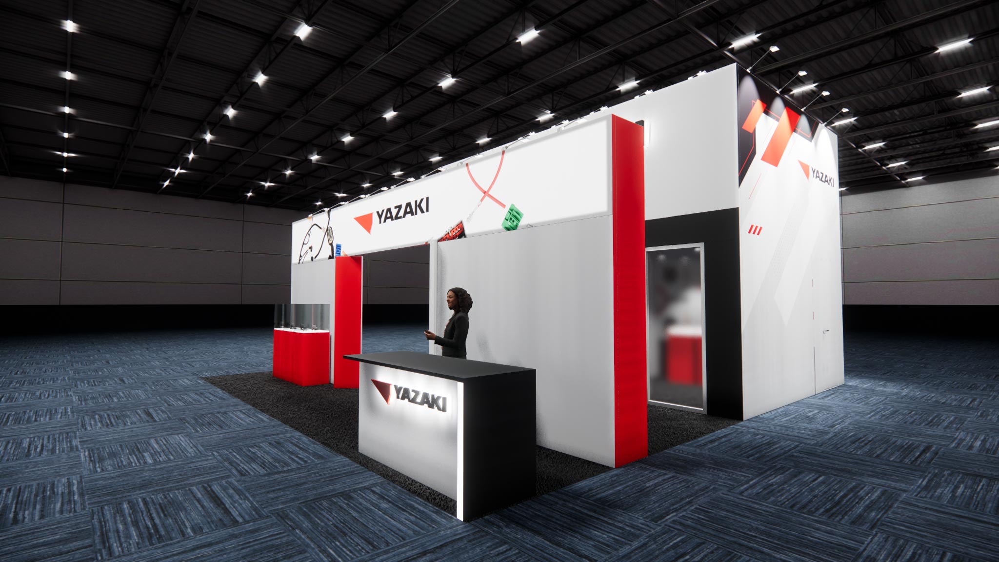 30 x 30 Double Deck Trade Show Exhibit Rental
