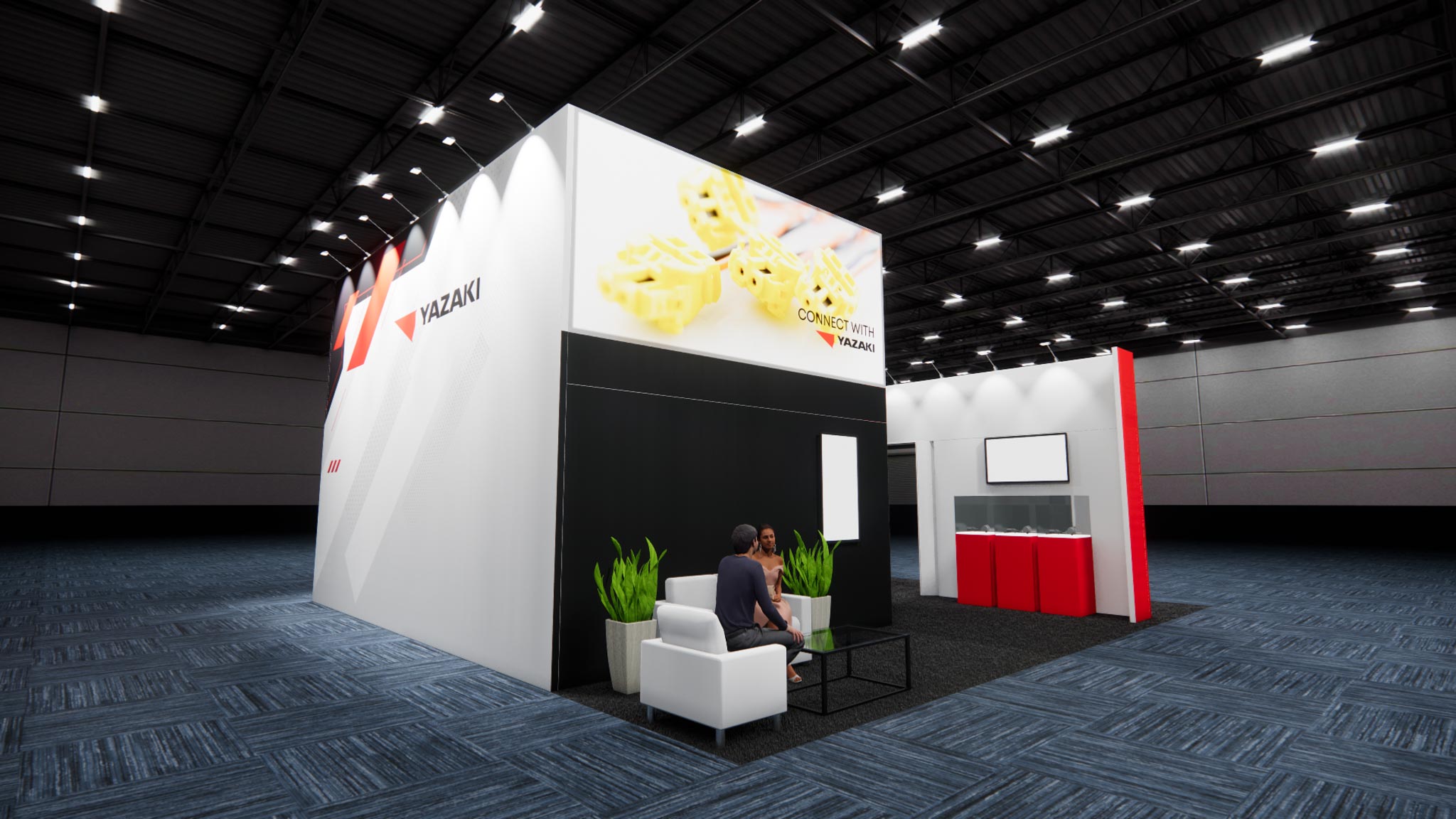 30 x 30 Double Deck Trade Show Exhibit Rental