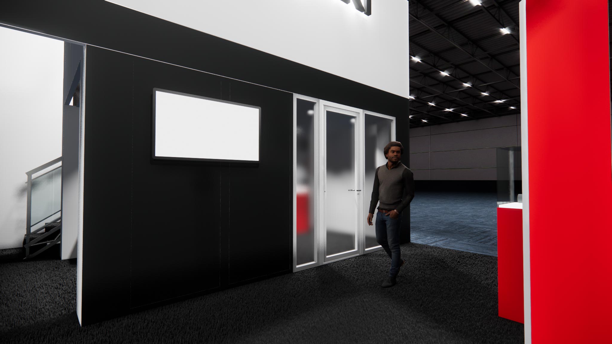 30 x 30 Double Deck Trade Show Exhibit Rental