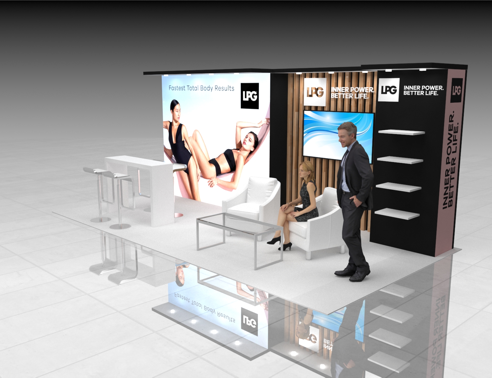10x20 Trade Show Expo Booth Rental