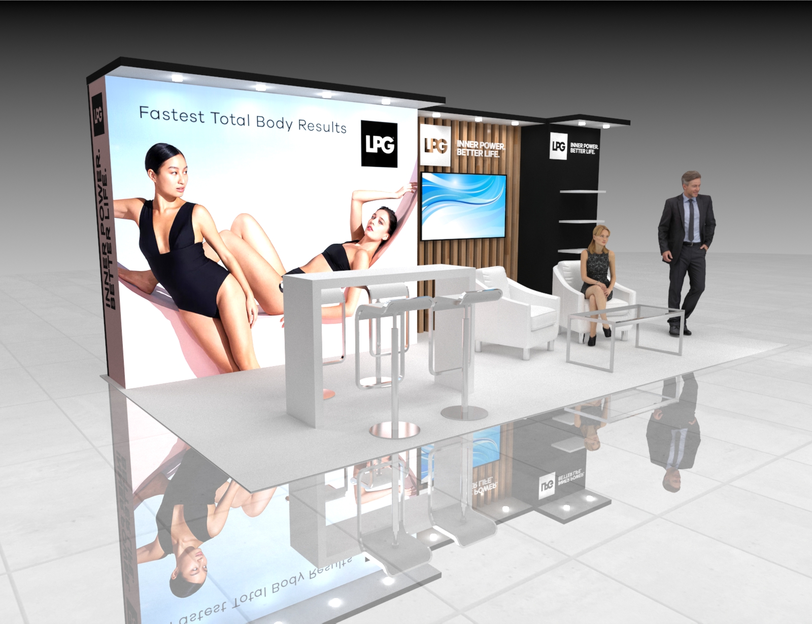10x20 Trade Show Expo Booth Rental