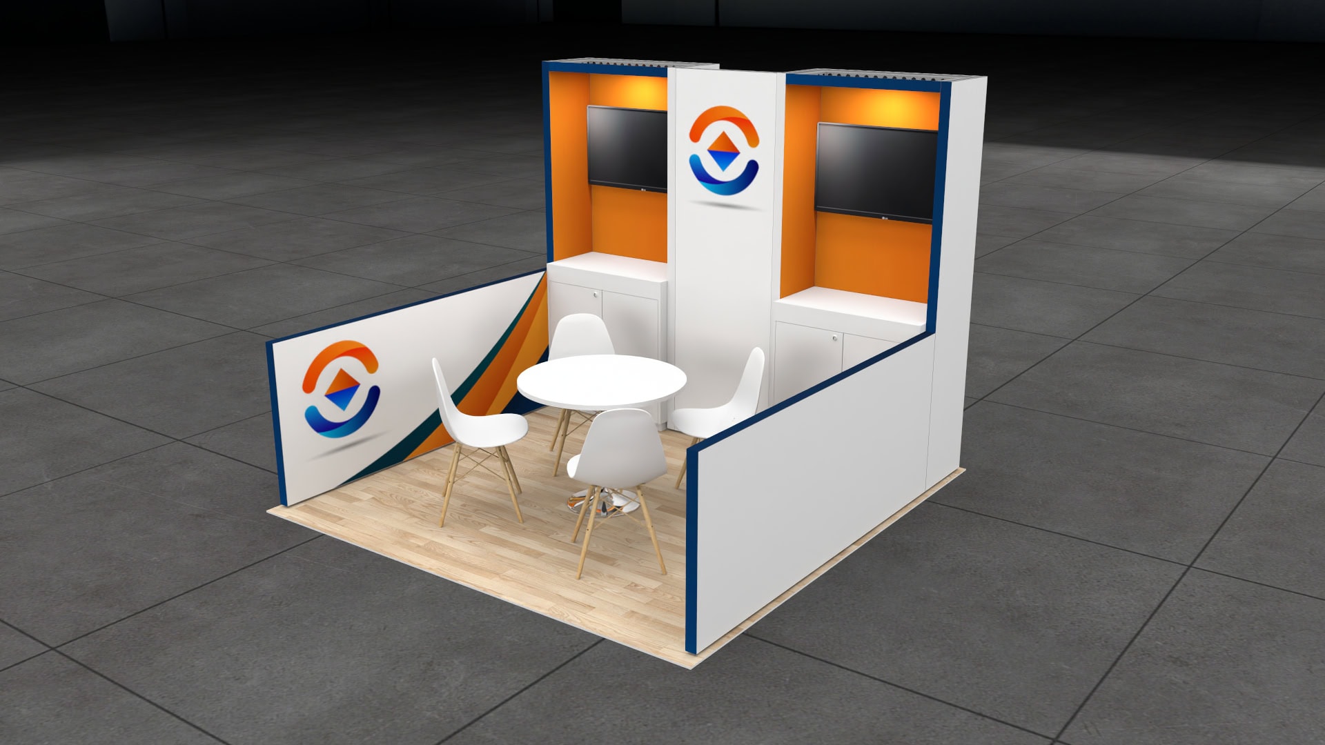 10x10 Trade Show Booth Rental