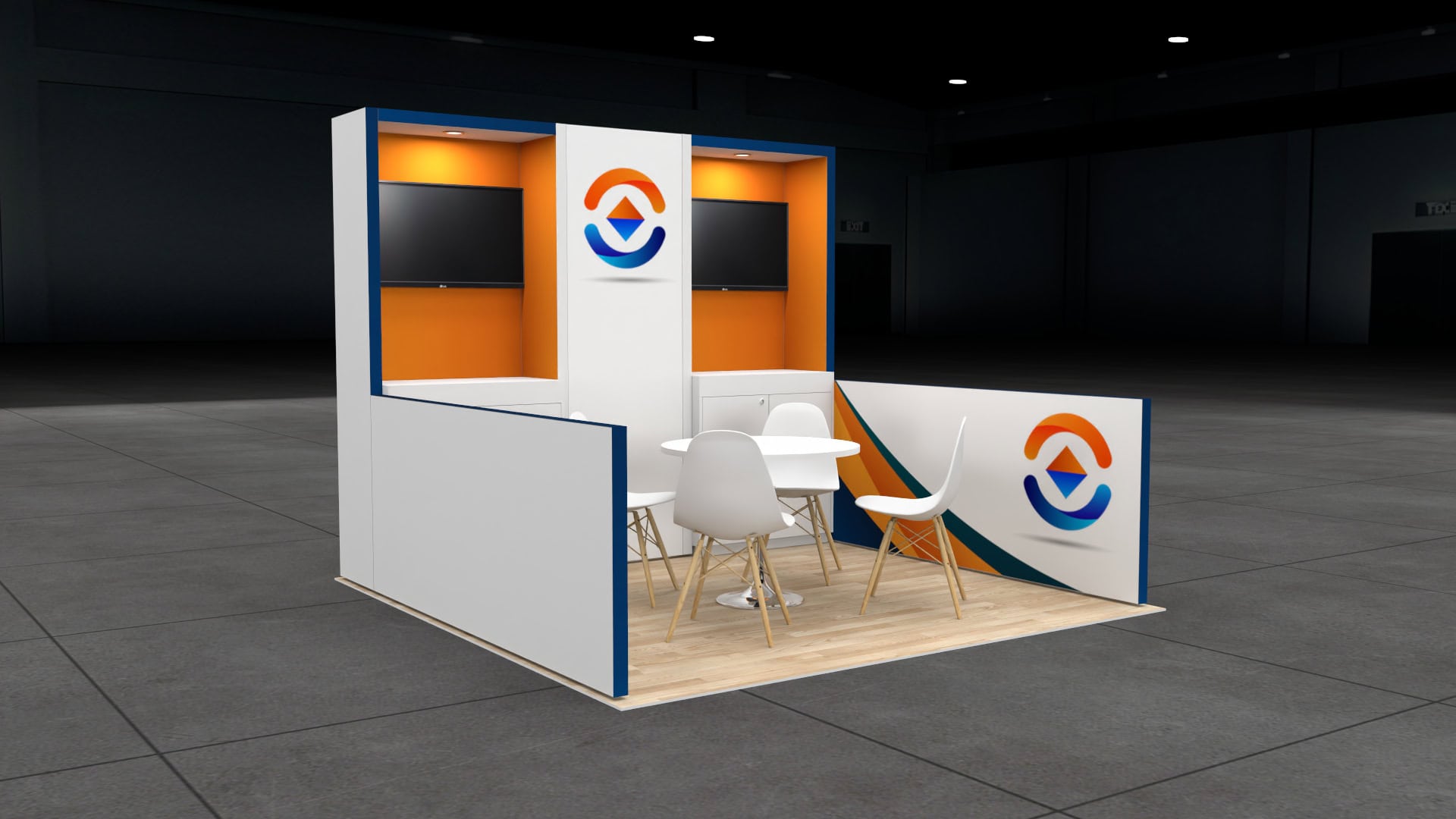 10x10 Trade Show Booth Rental
