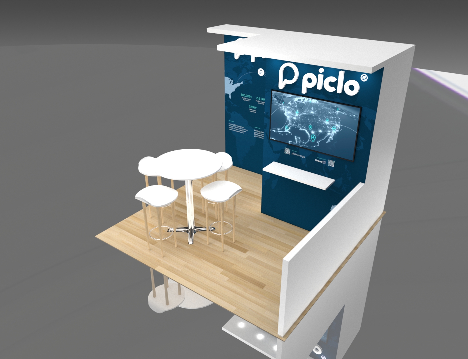 10 x 10 Trade Show Stand Display Booth Rental