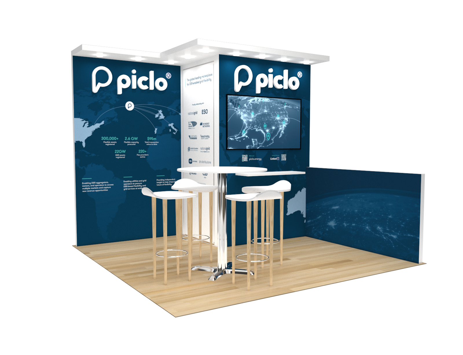 10 x 10 Trade Show Stand Display Booth Rental
