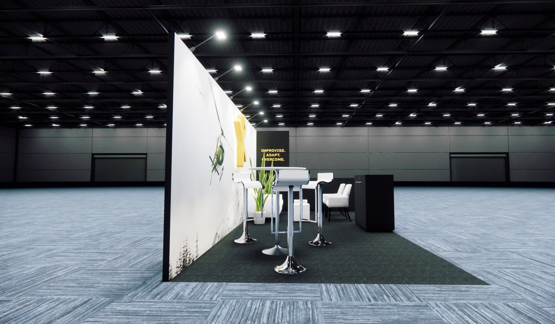 10 x 20 Money 20/20 Foot Trade Show Booth Rental