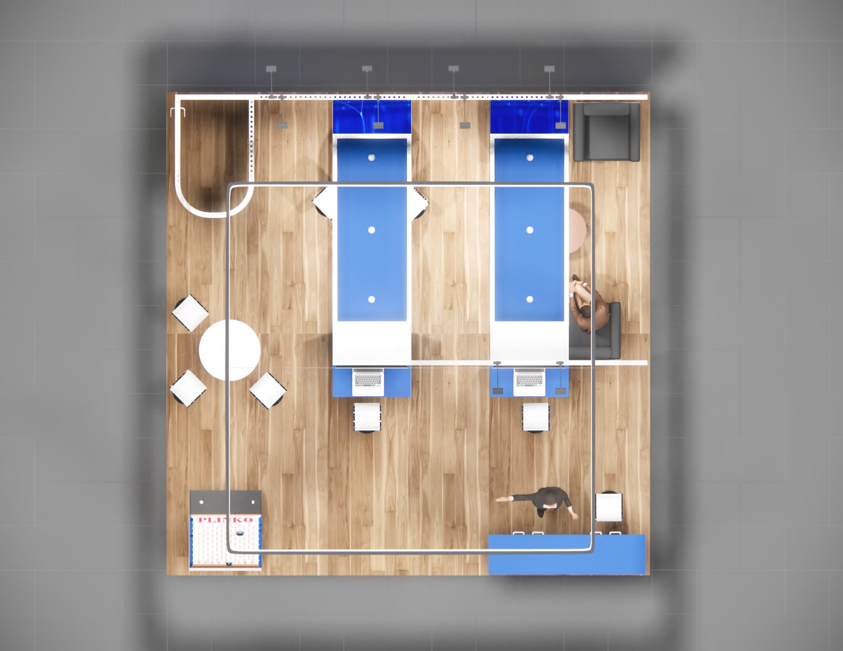 IFE Las Vegas trade show exhibit rental 20 x 20