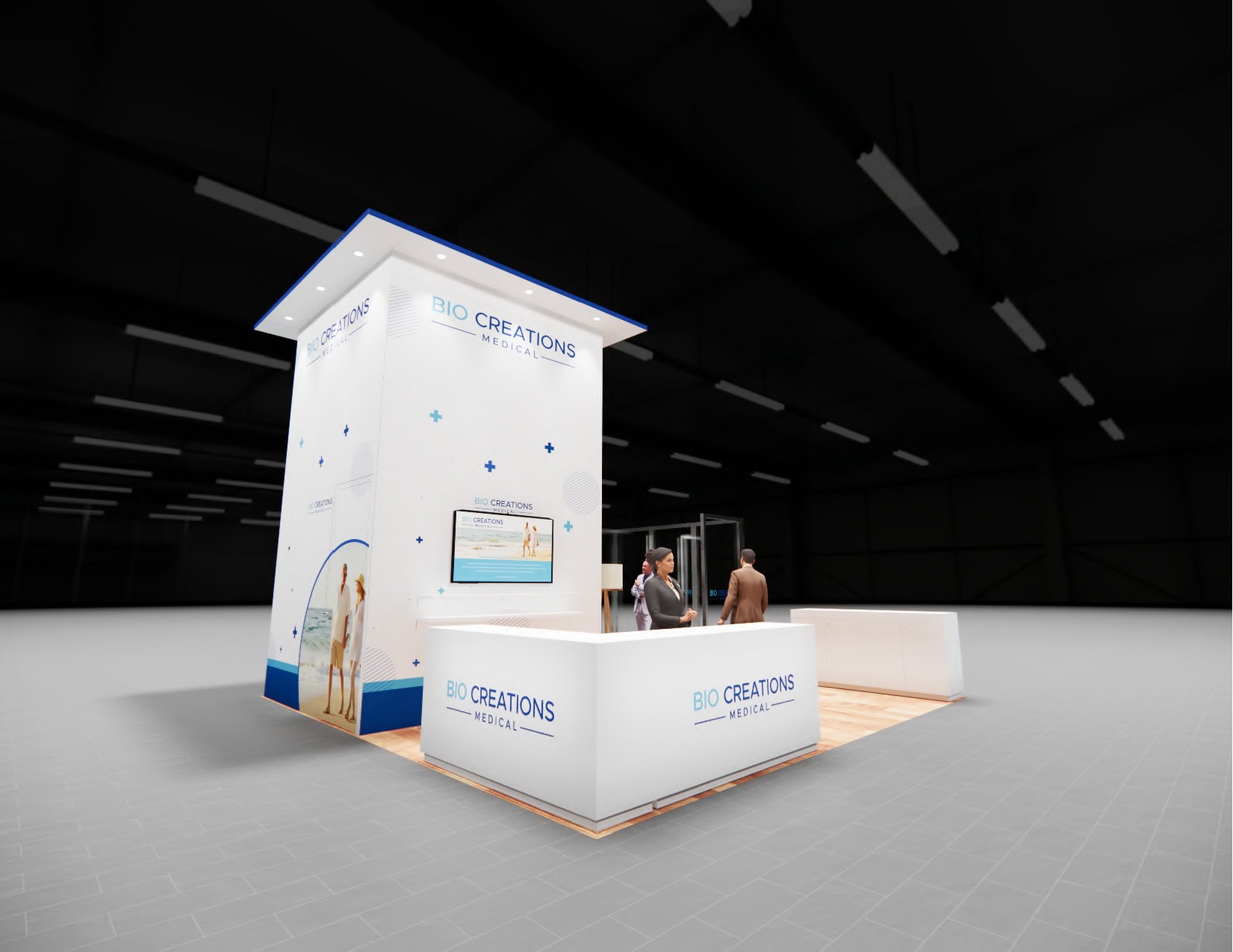 ITSEC Expo trade show Orlando display rental 20 x 20