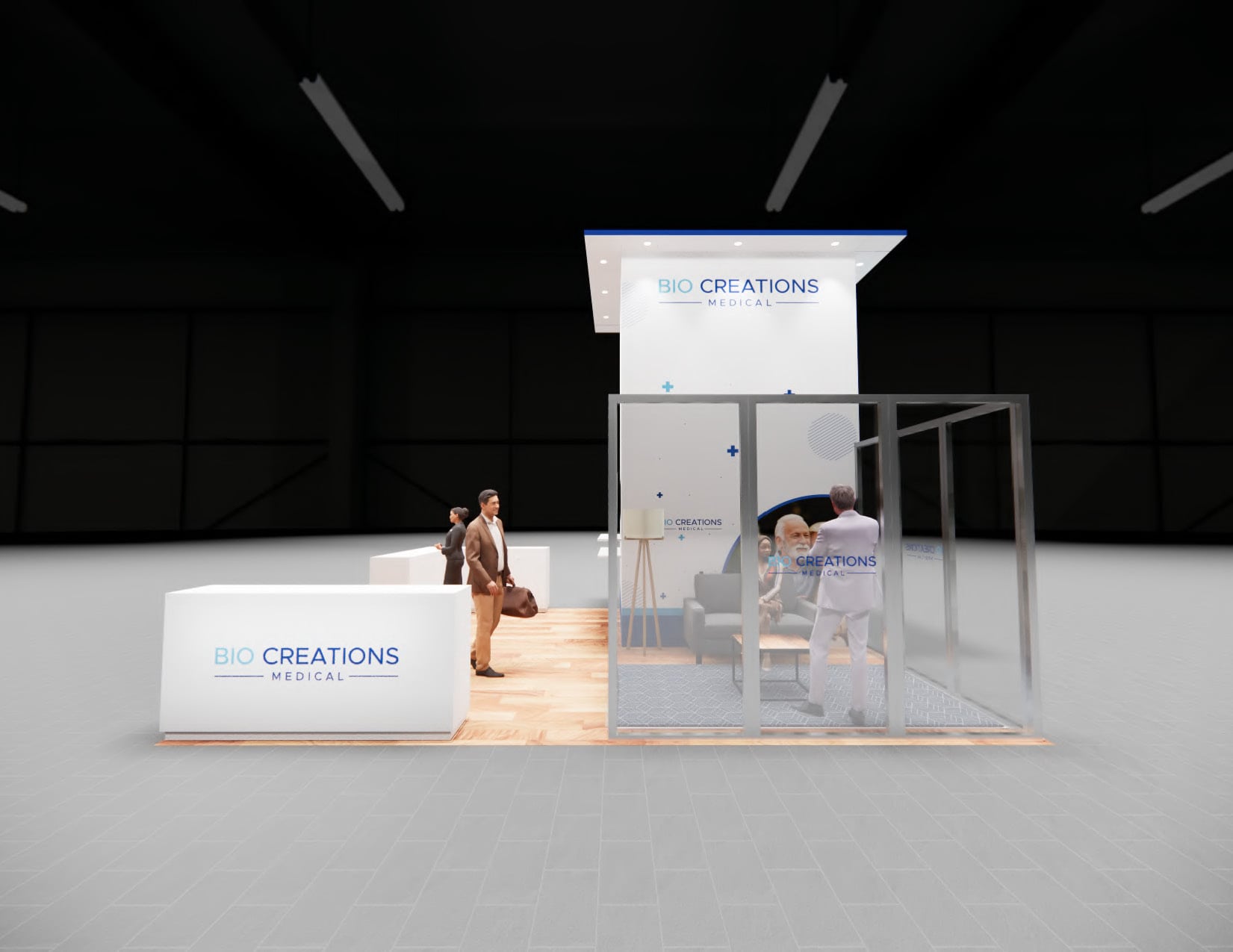 ITSEC Expo trade show Orlando display rental 20 x 20