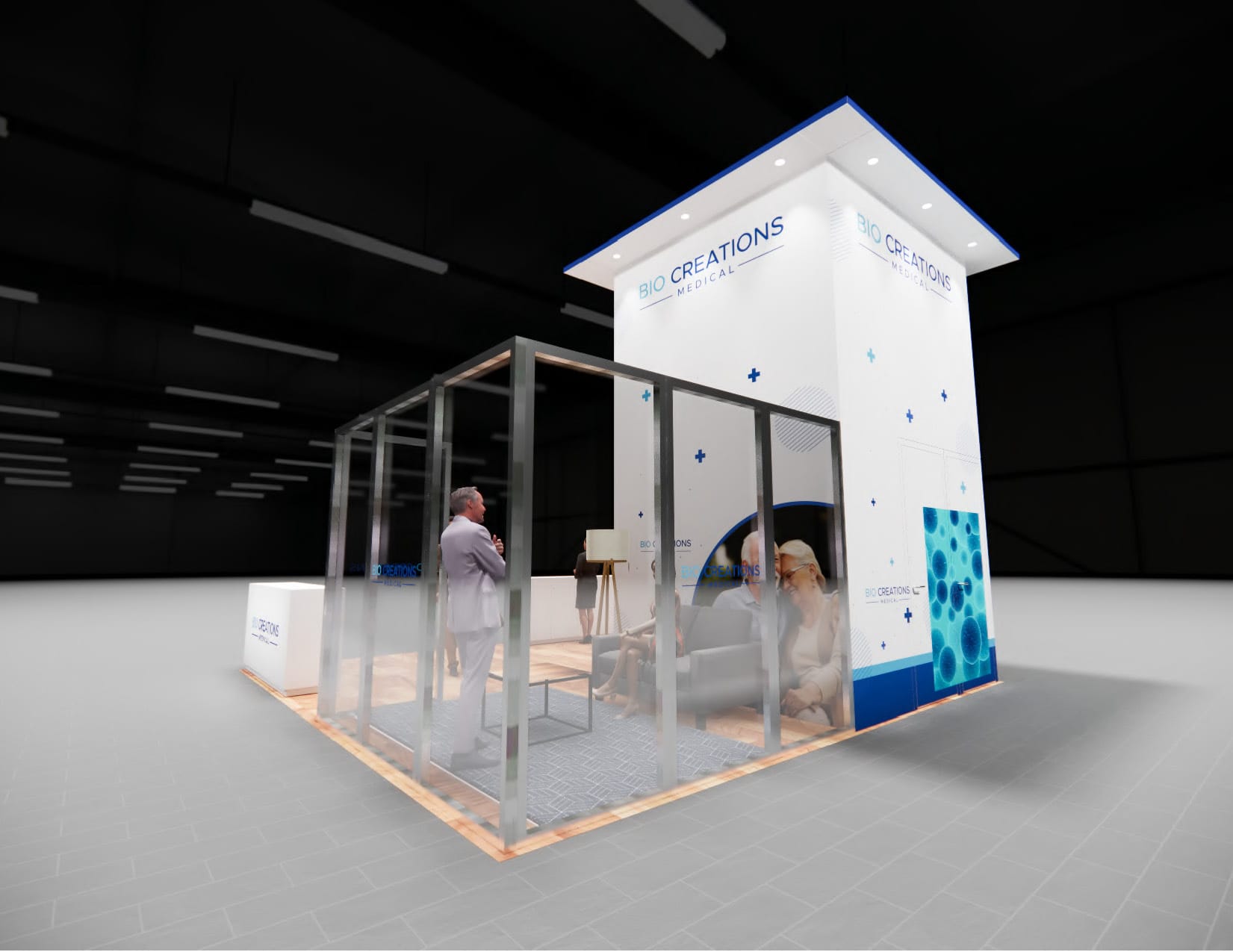 ITSEC Expo trade show Orlando display rental 20 x 20