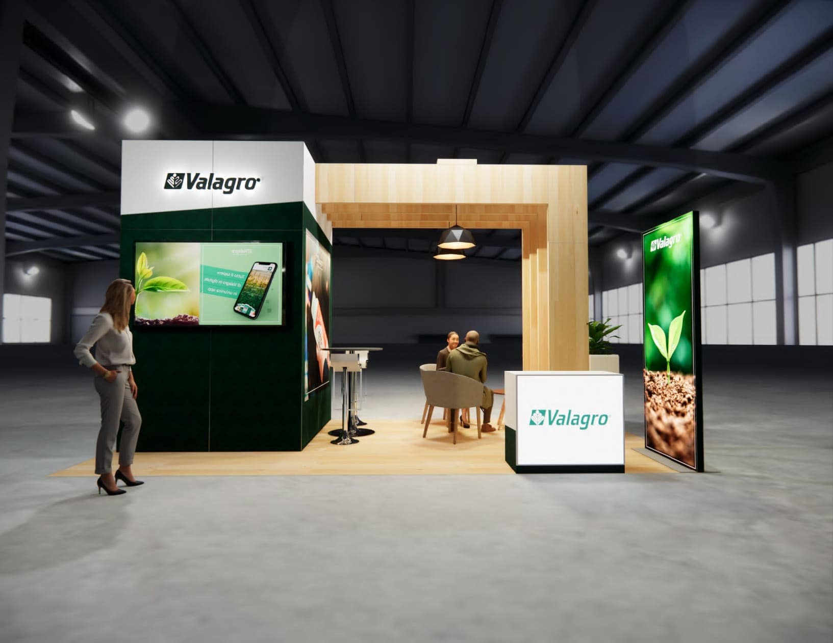 Las Vegas Island trade show booth - 10x20 booth