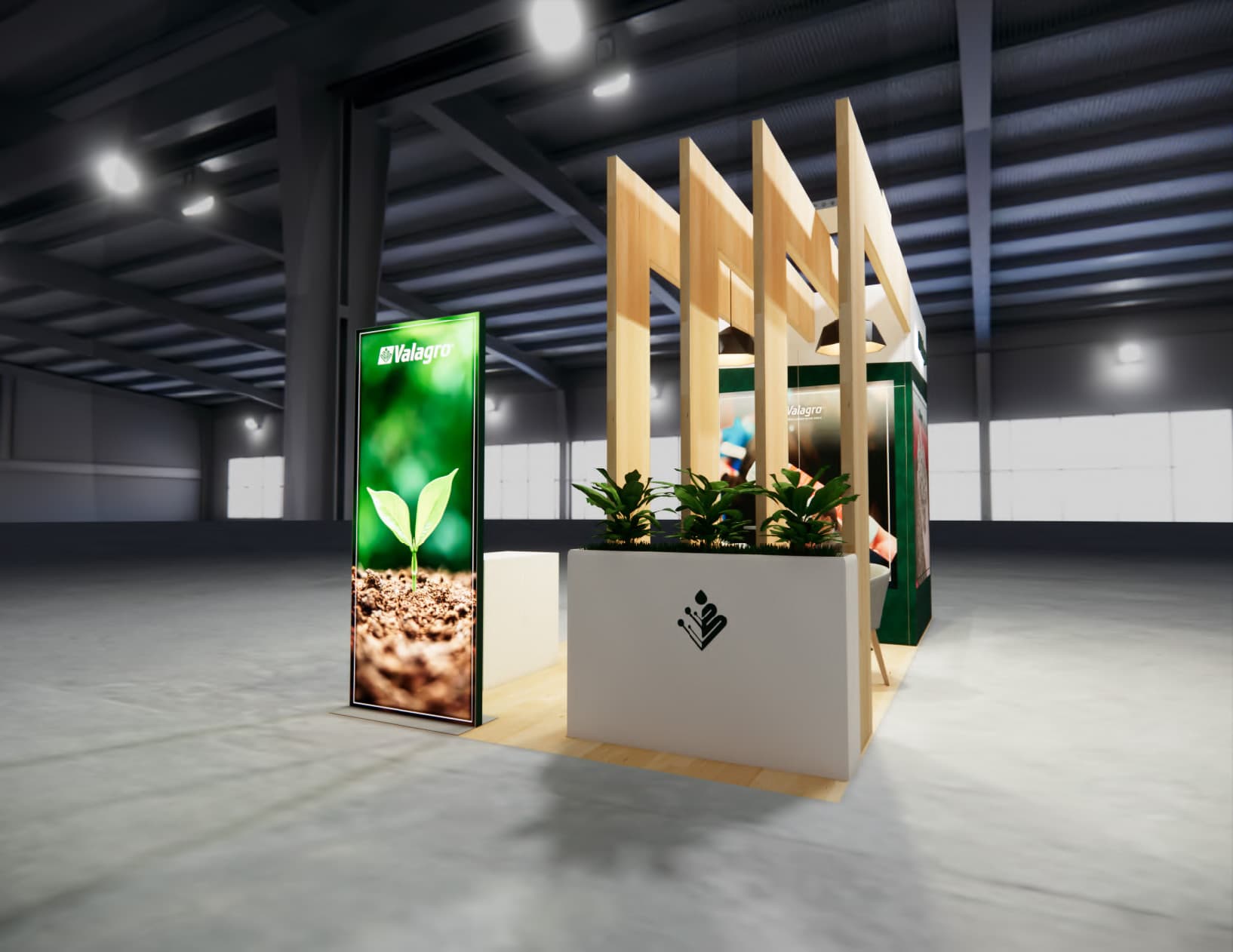 Las Vegas Island trade show booth - 10x20 booth